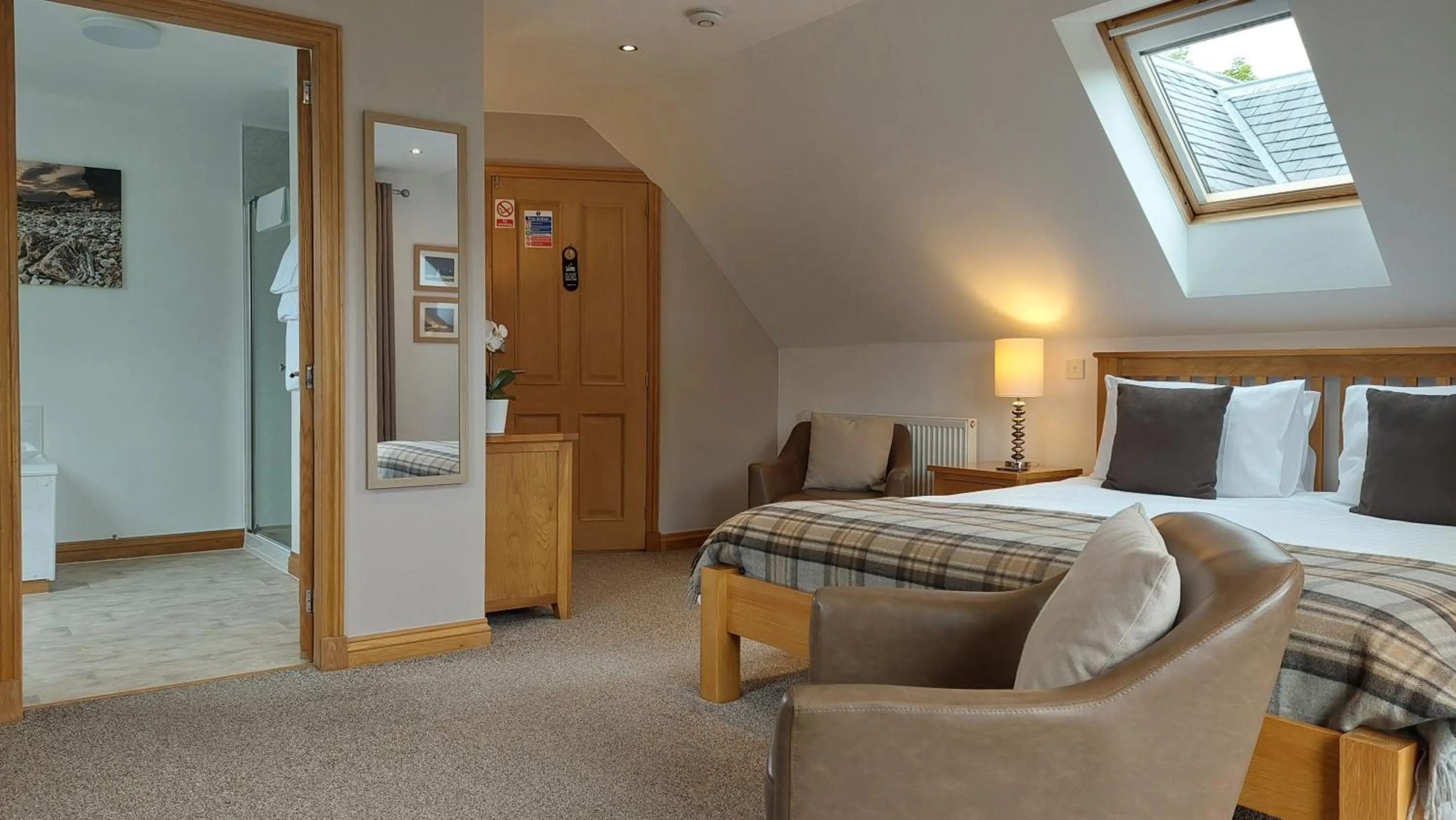 Bed in Orchard House Bed and Breakfast