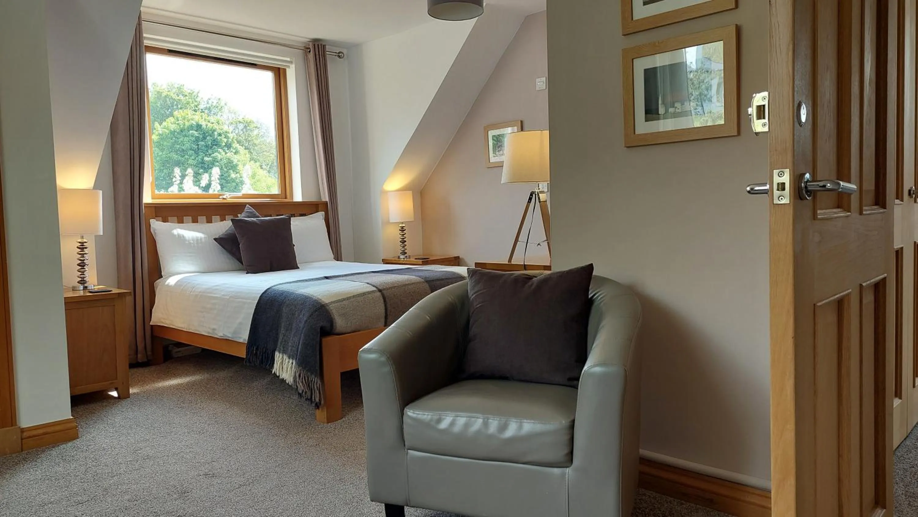 Bed in Orchard House Bed and Breakfast