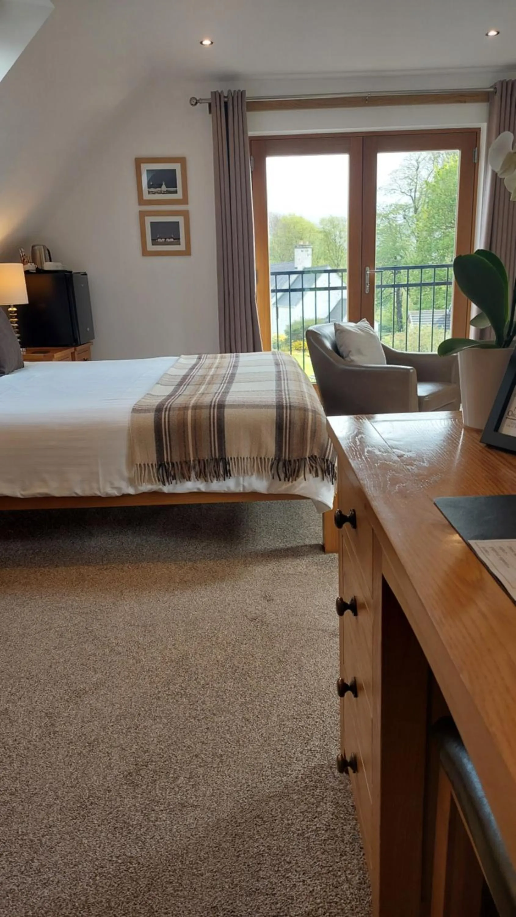 Bed in Orchard House Bed and Breakfast