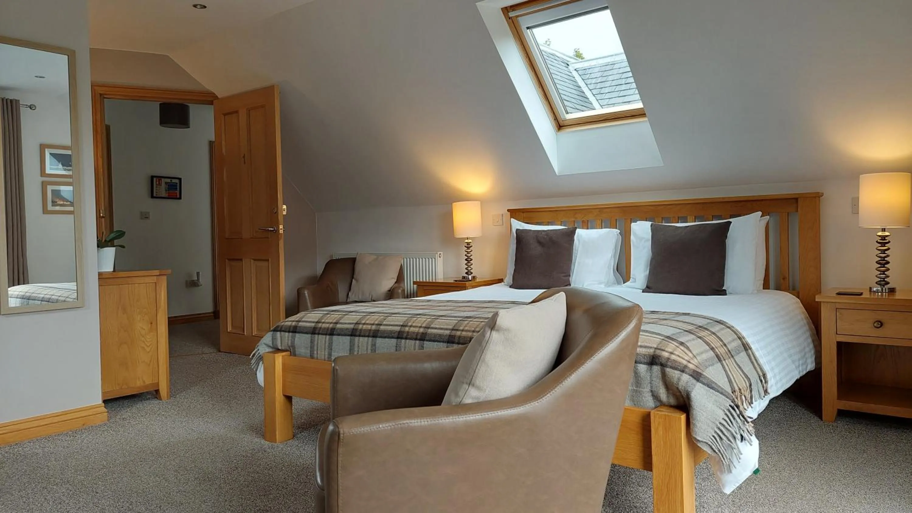 Bed in Orchard House Bed and Breakfast