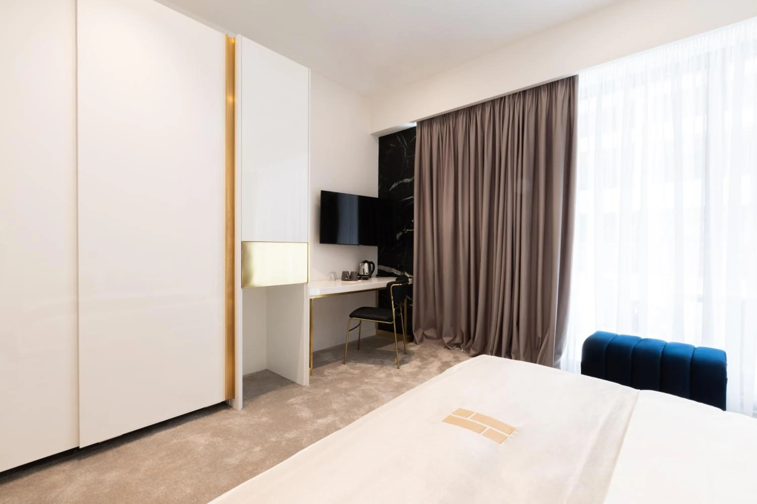 Photo of the whole room, Bed in Habitat Hotel Tirana