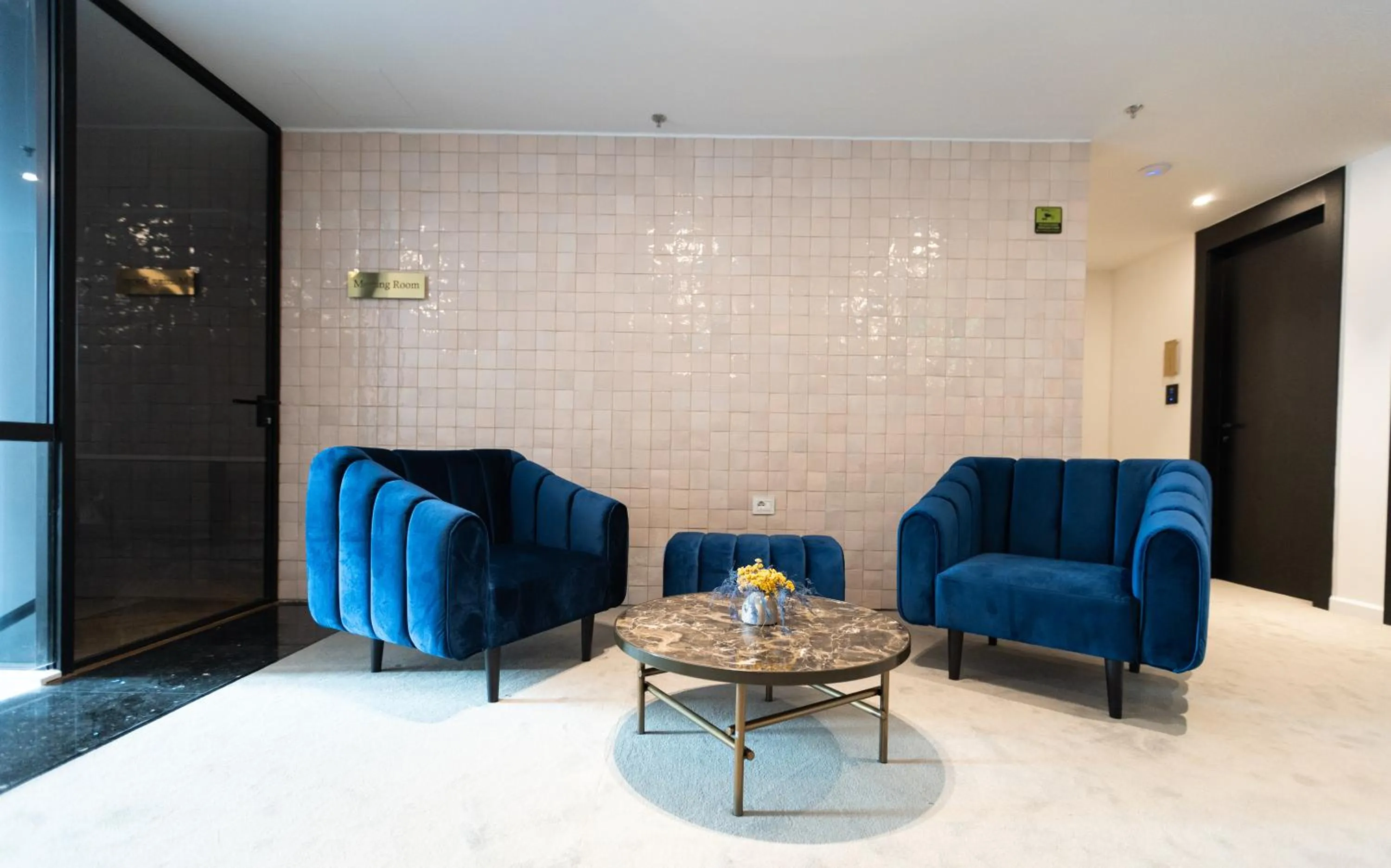 Living room in Habitat Hotel Tirana