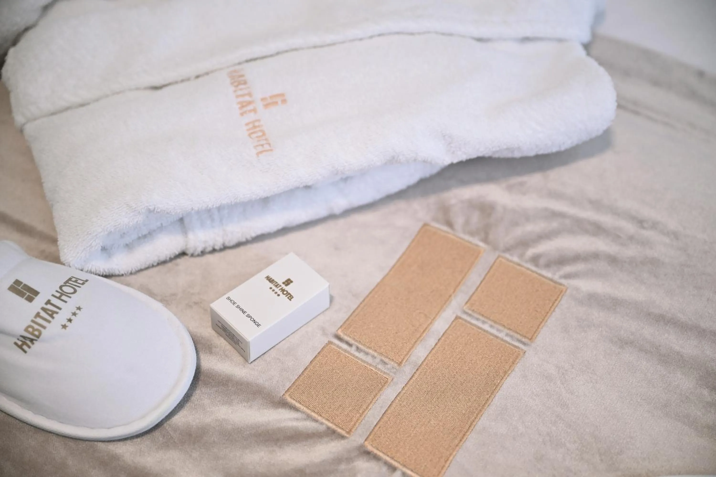 Bed in Habitat Hotel Tirana