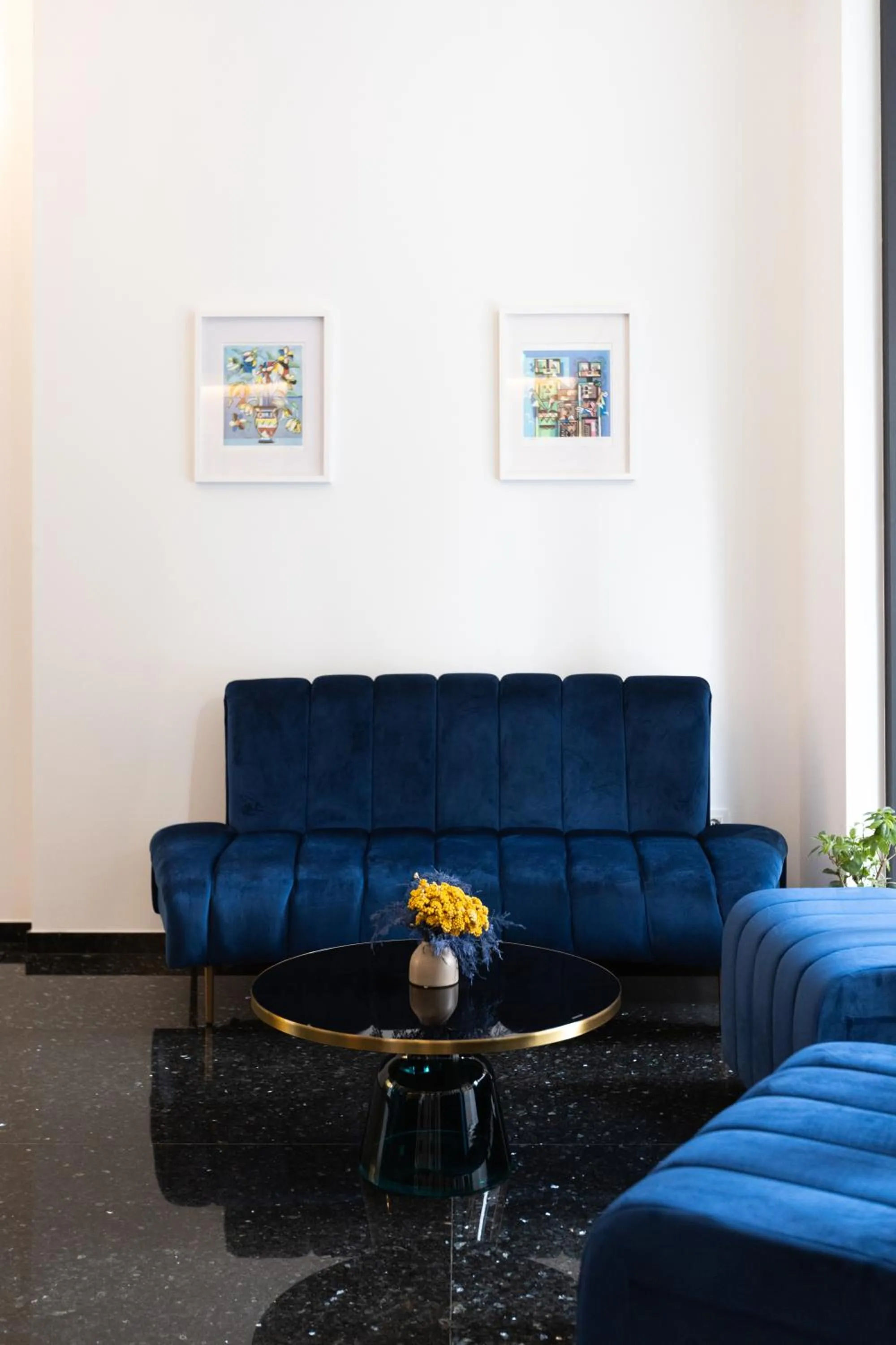 Seating area in Habitat Hotel Tirana