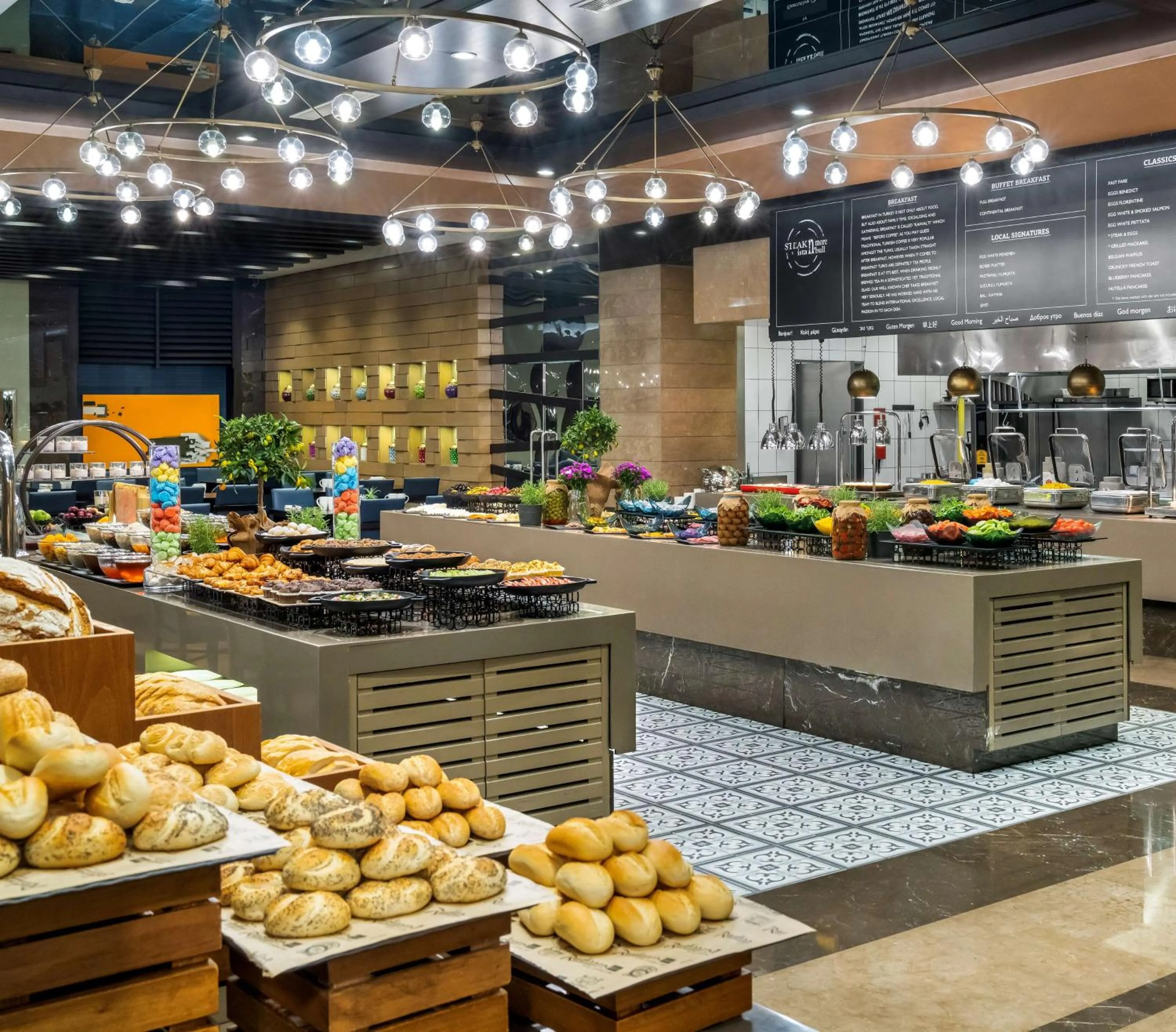 Breakfast in Radisson Blu Hotel, Istanbul Sisli