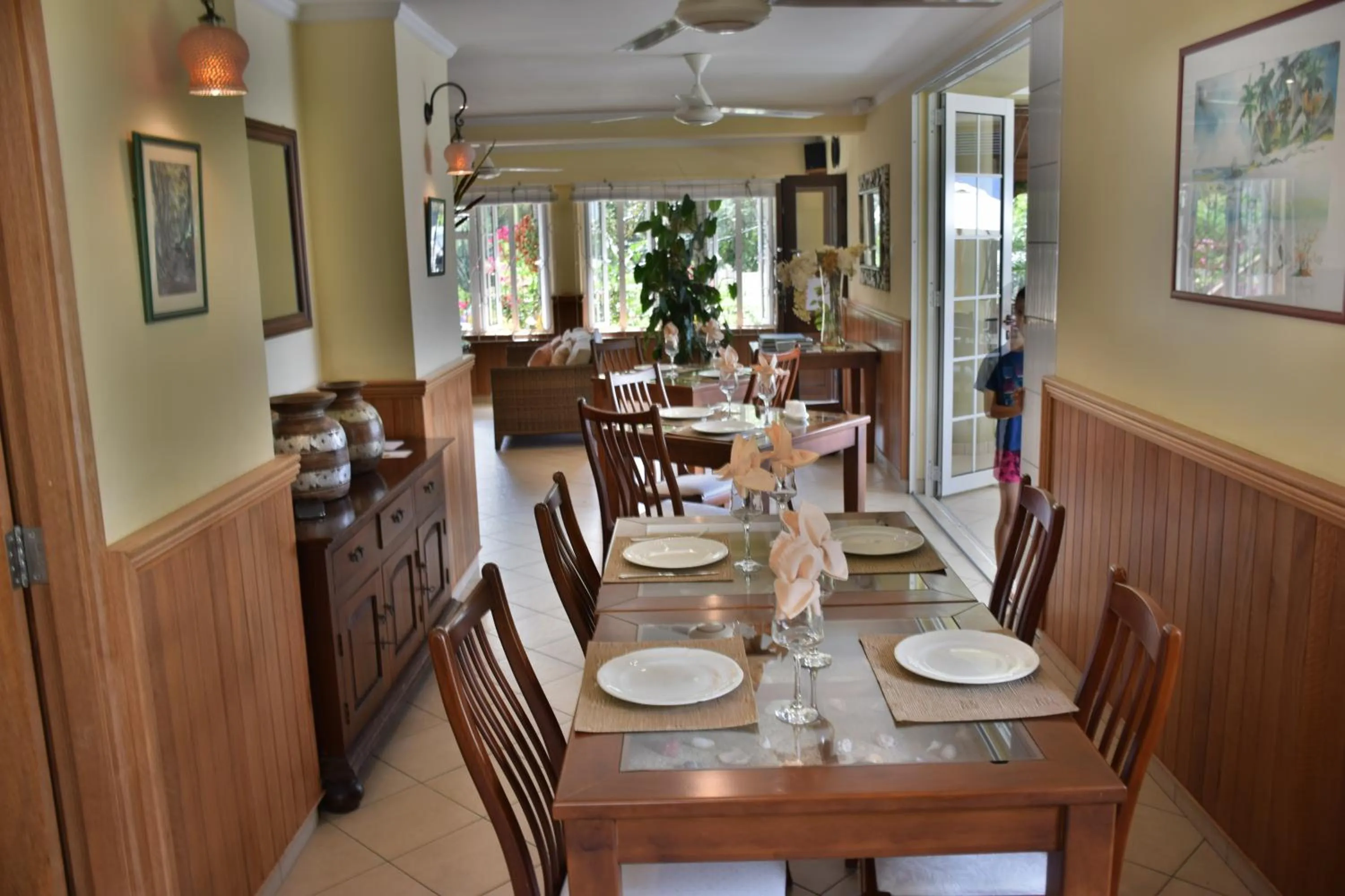 Dining area in Bel Air Hotel