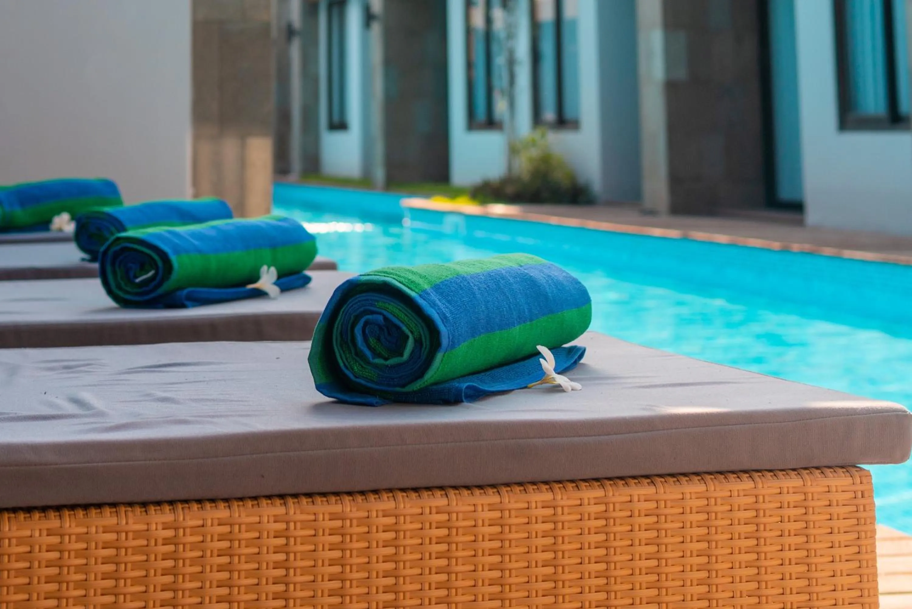 Pool view in Royal Regantris Trawangan