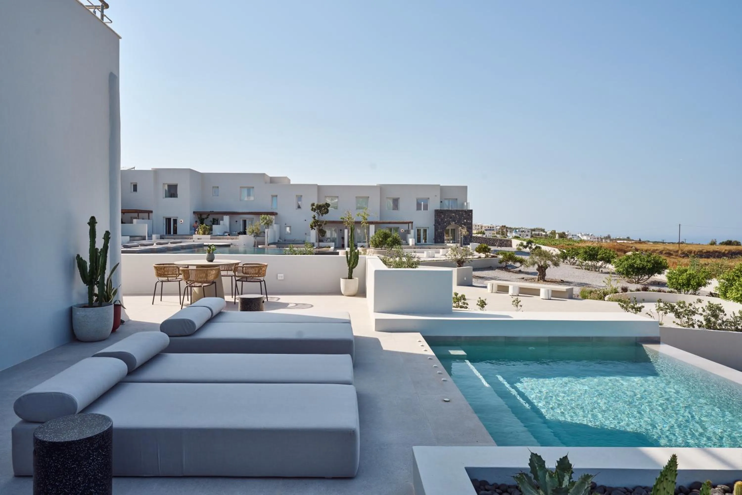 Pool view in Lilium Homes