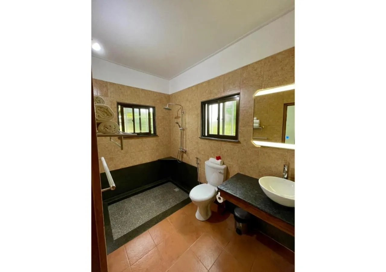 Shower in Anse Soleil Resort