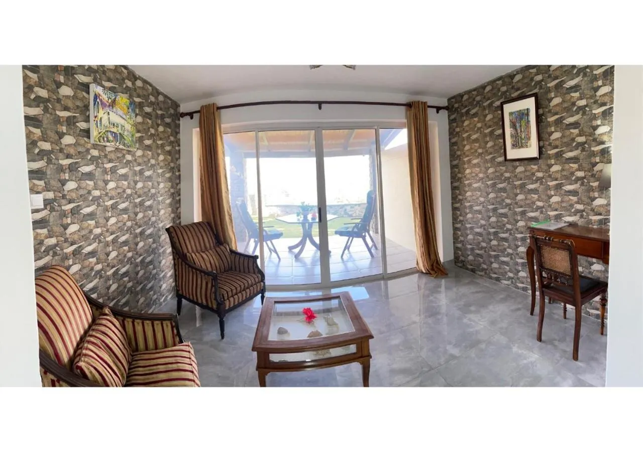 Living room in Anse Soleil Resort