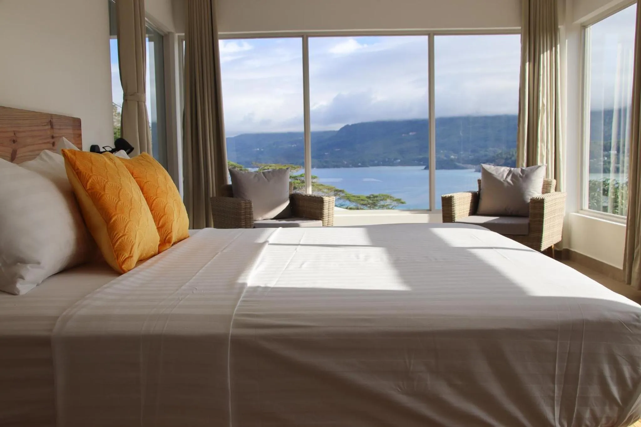 Bed in Anse Soleil Resort