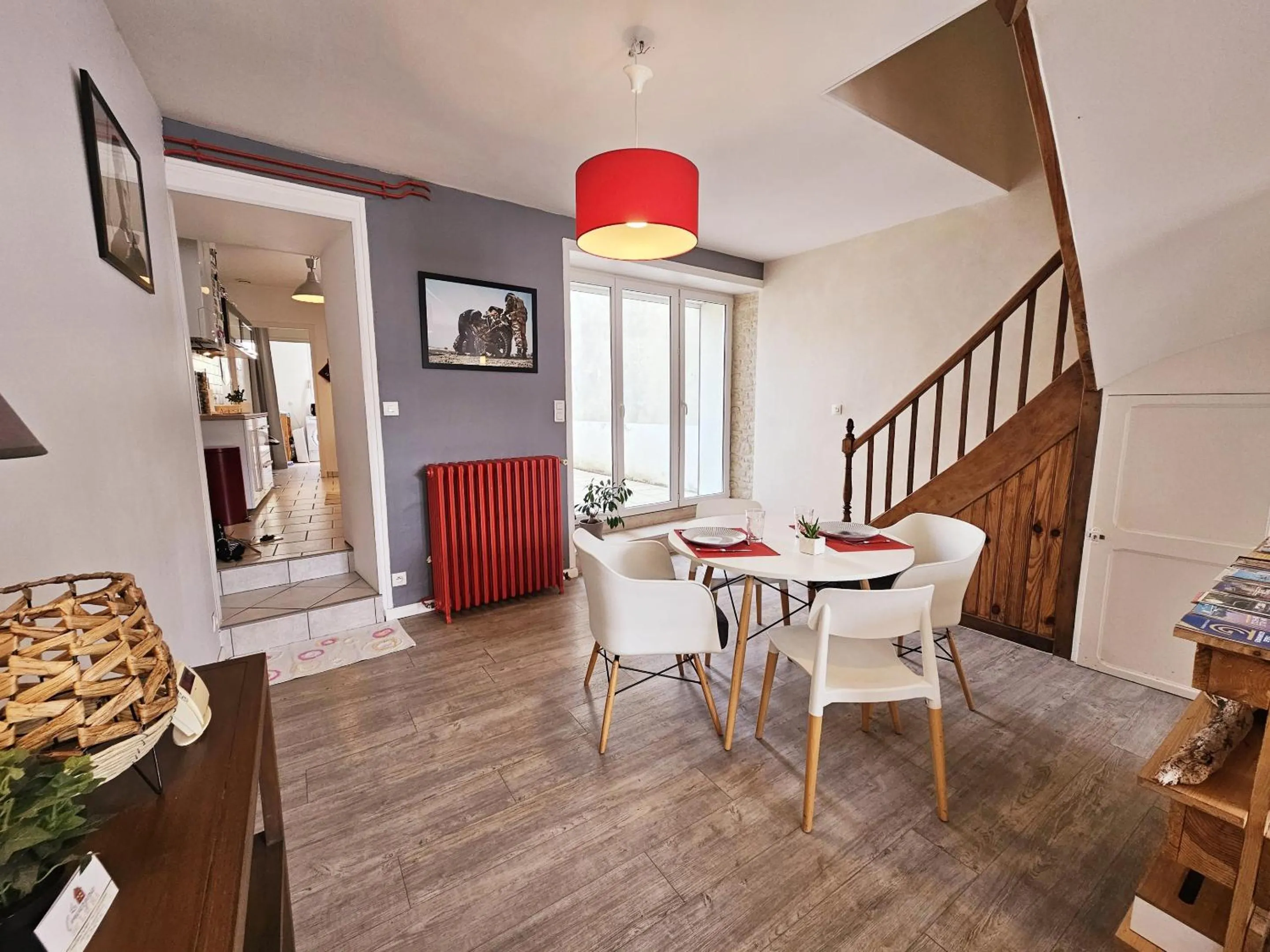 Bedroom in Maison de ville confortable avec cour interieure