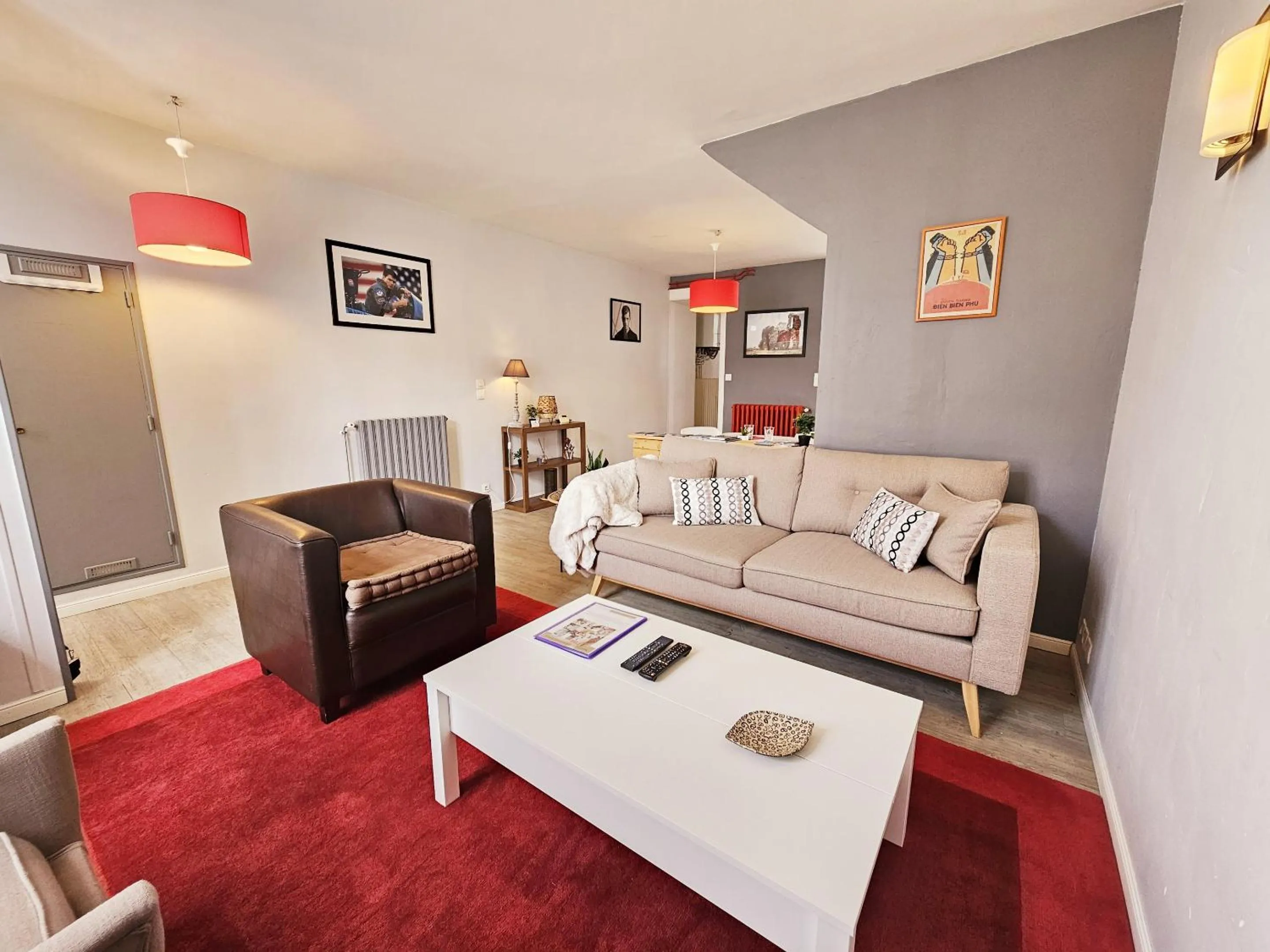 Bedroom in Maison de ville confortable avec cour interieure