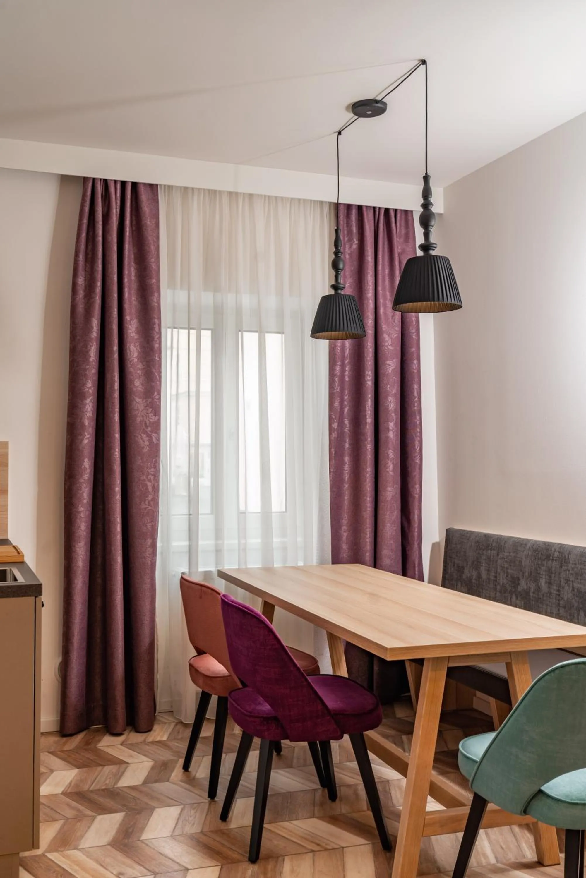 Seating area in Villa Elisa