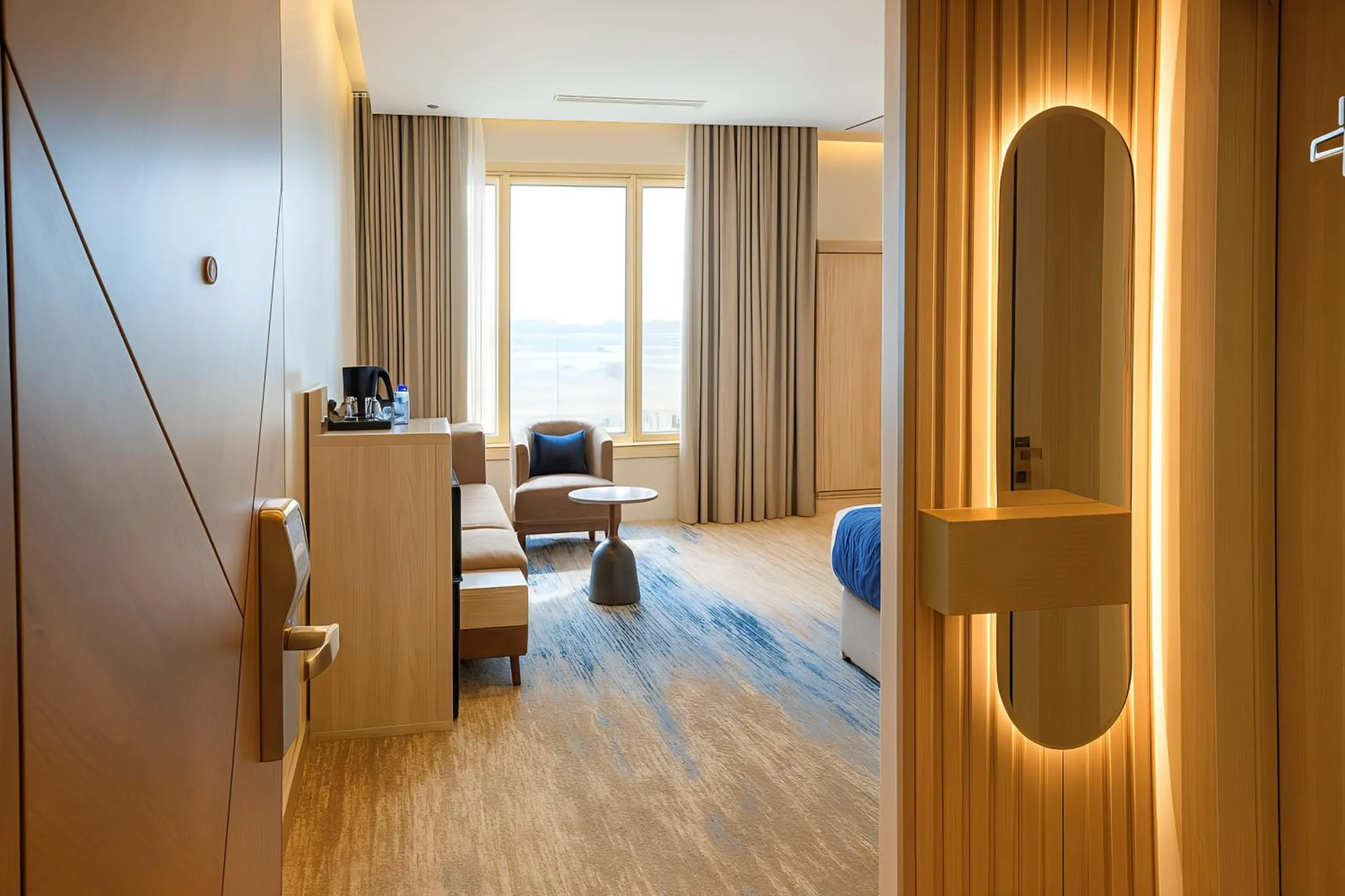 Bed in Elite Served Apartments Al Cornich