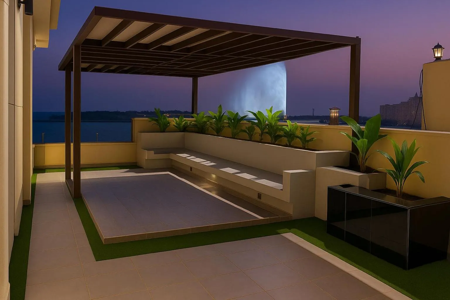 View (from property/room) in Elite Served Apartments Al Cornich