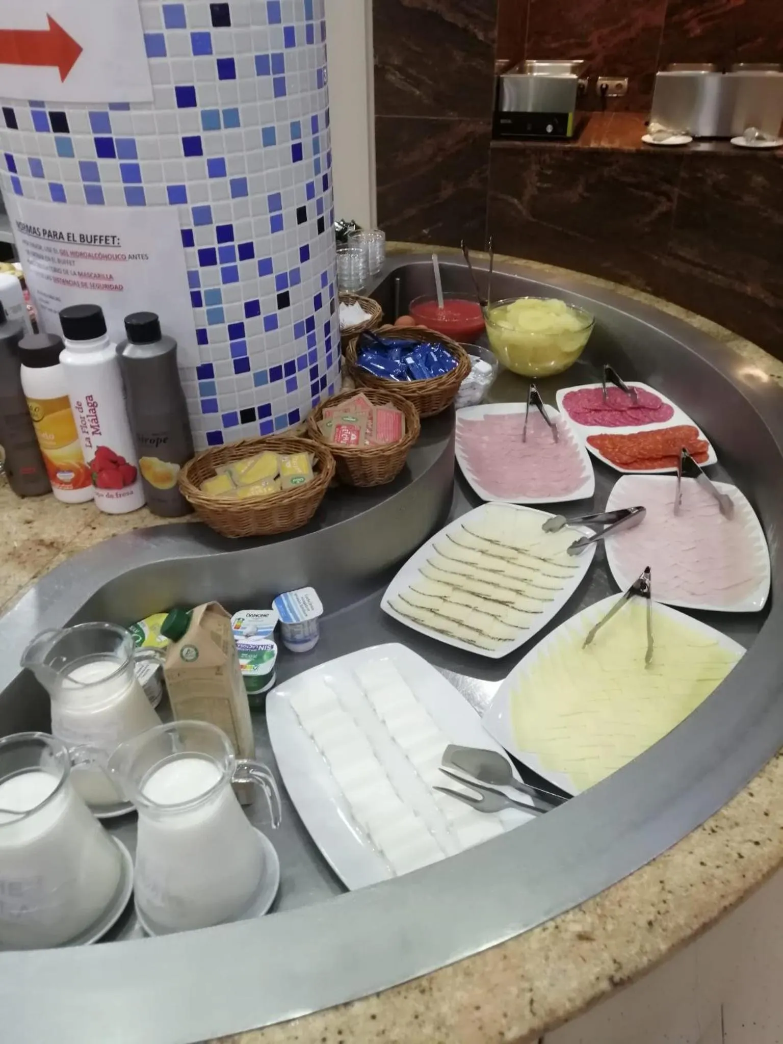 Buffet breakfast in Hotel Vent de Mar