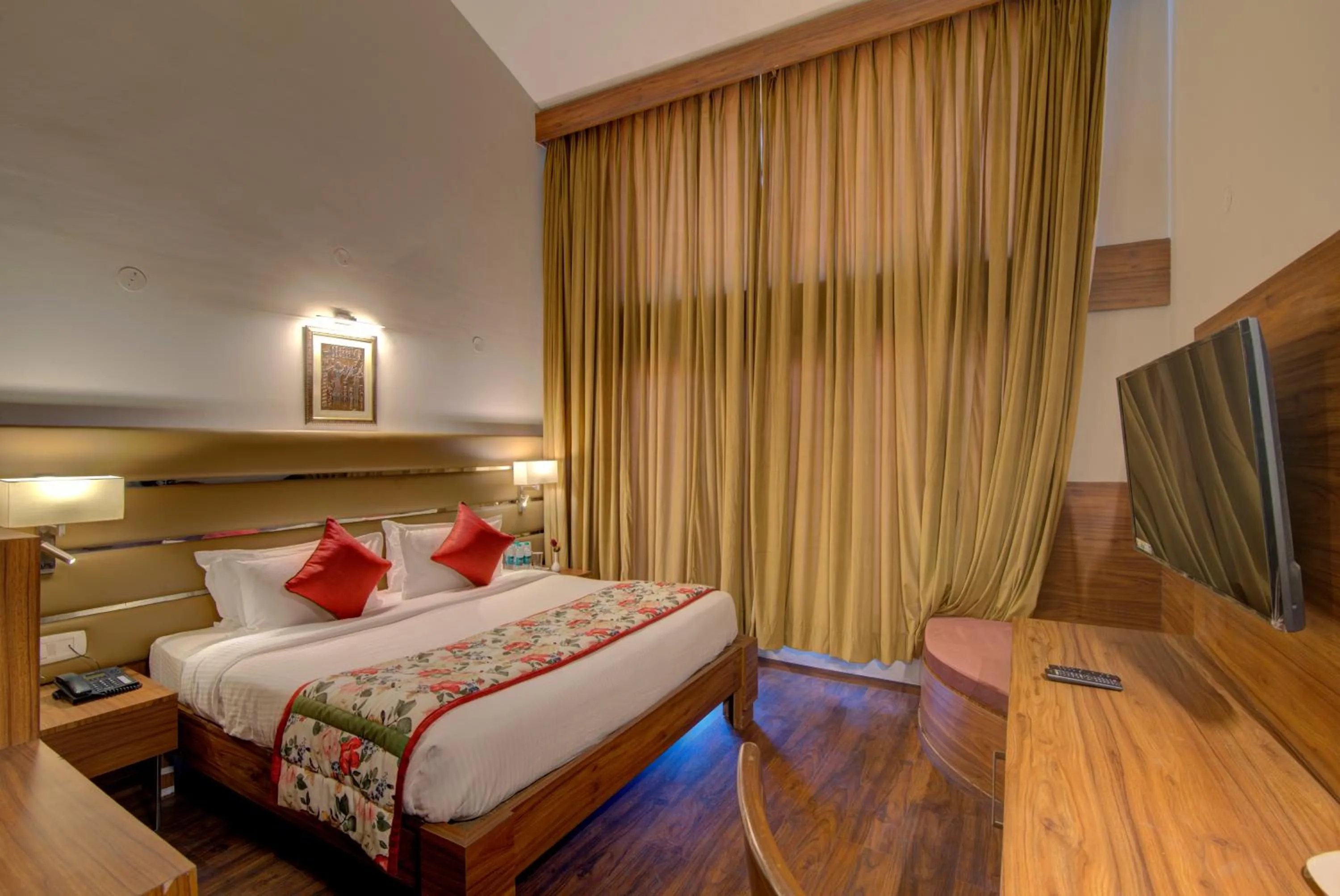 Bedroom in Tarika Resort & Spa , Chail