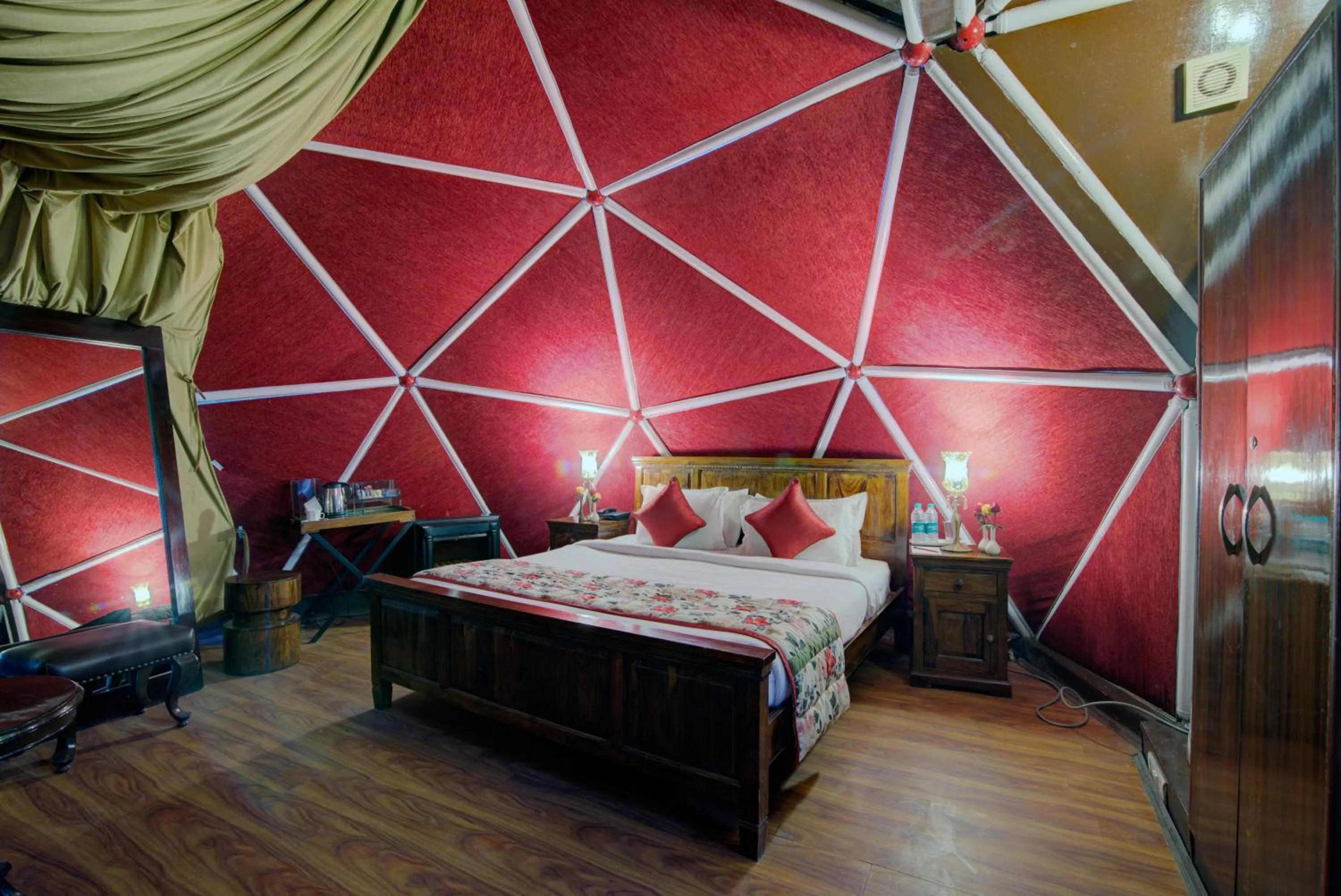 Bedroom in Tarika Resort & Spa , Chail