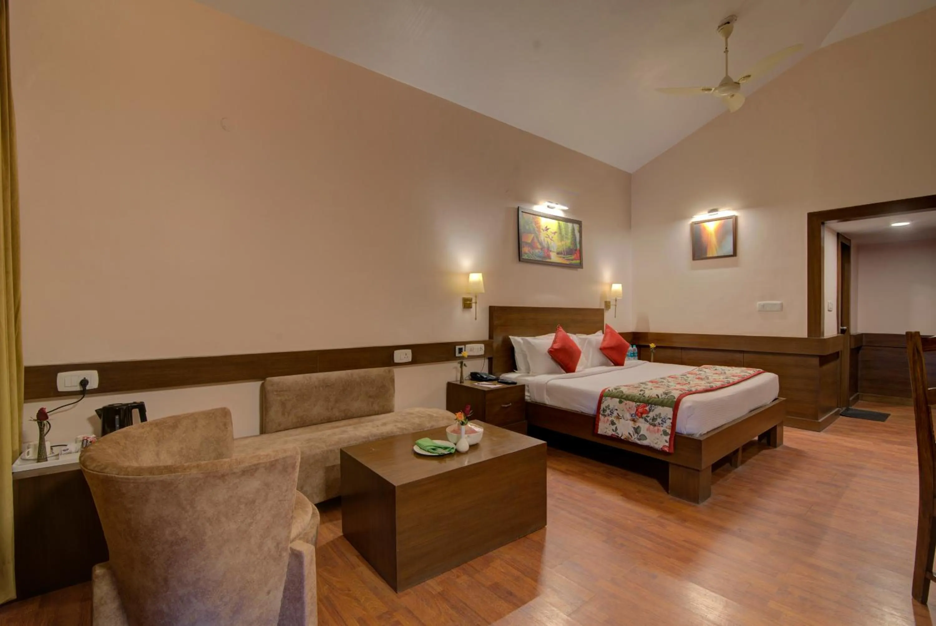 Bedroom in Tarika Resort & Spa , Chail