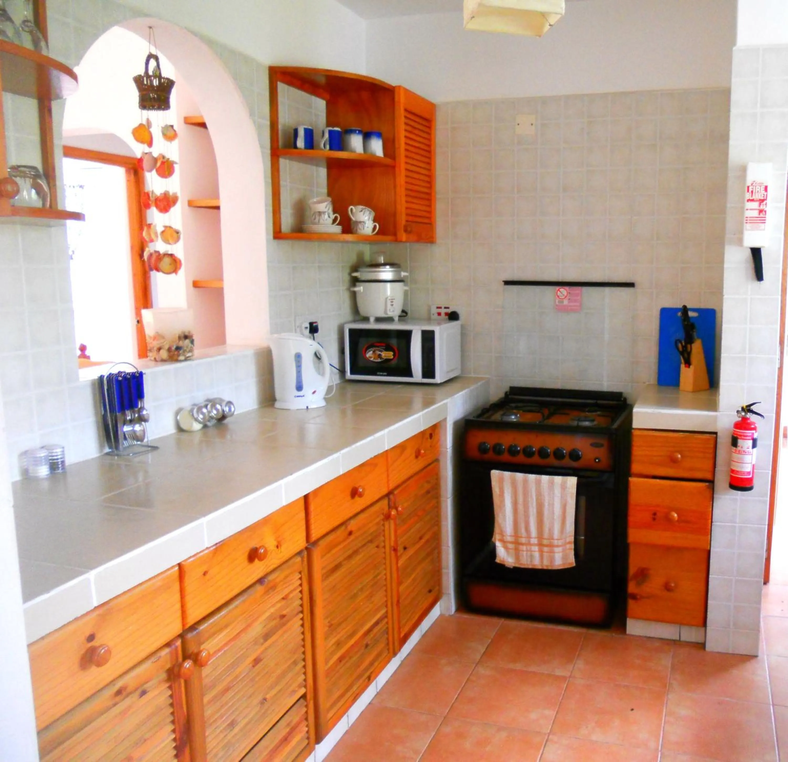 Kitchen or kitchenette in La Villa Therese