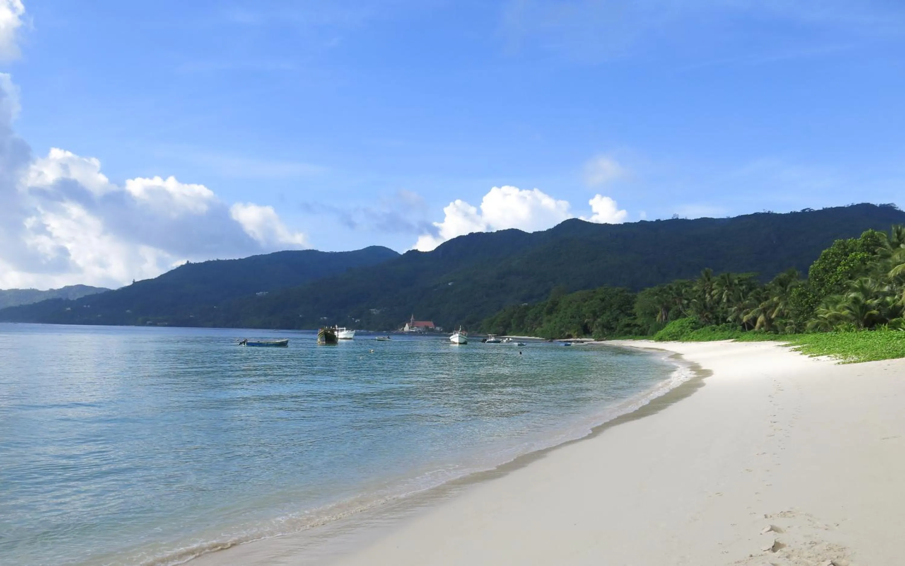 Beach in La Villa Therese