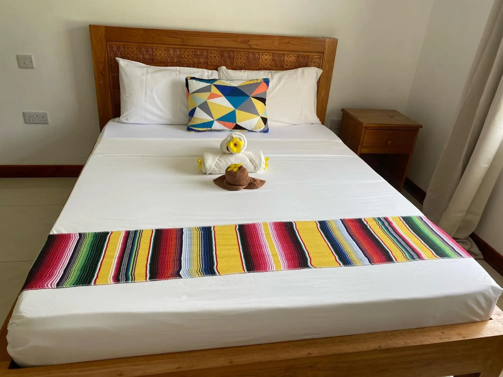 Bed in La Villa Therese