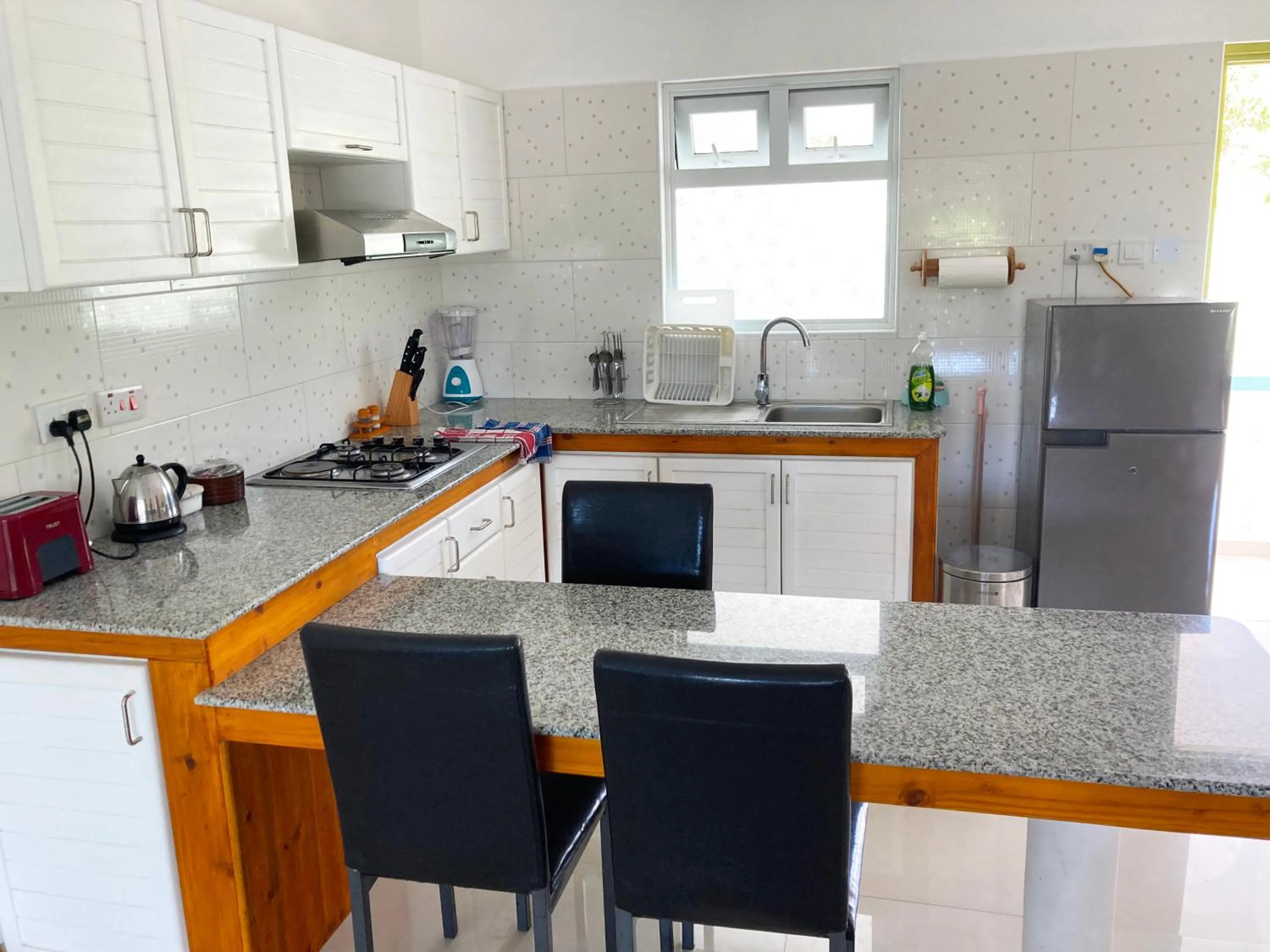 Kitchen or kitchenette in La Villa Therese