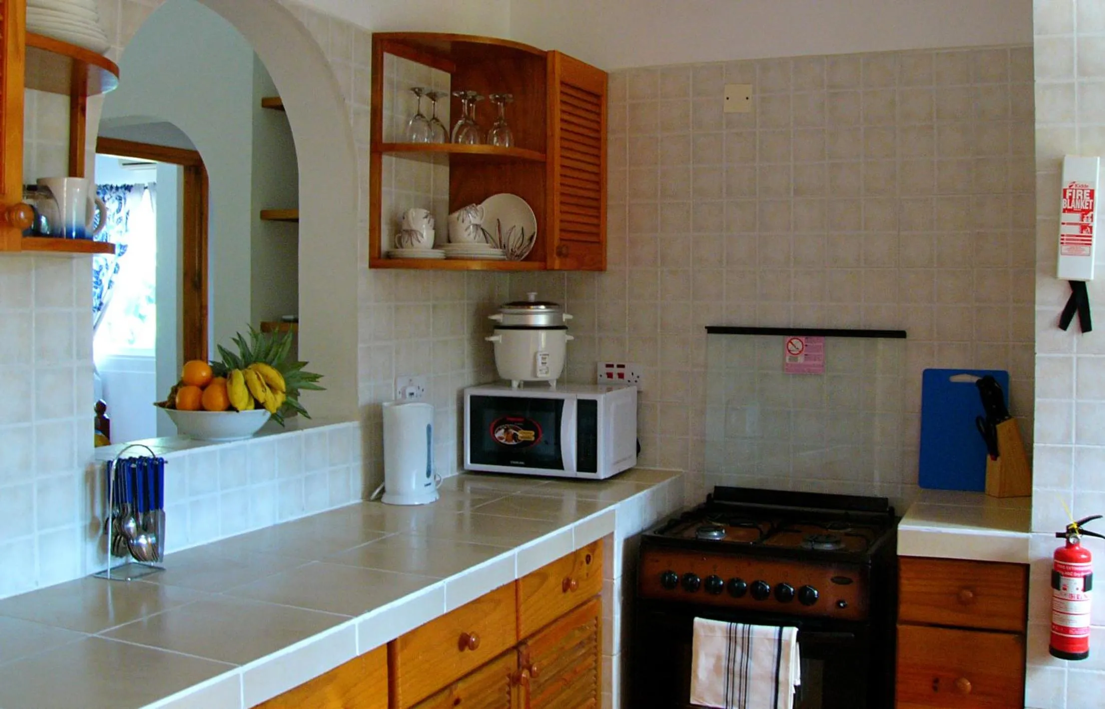 Kitchen or kitchenette in La Villa Therese