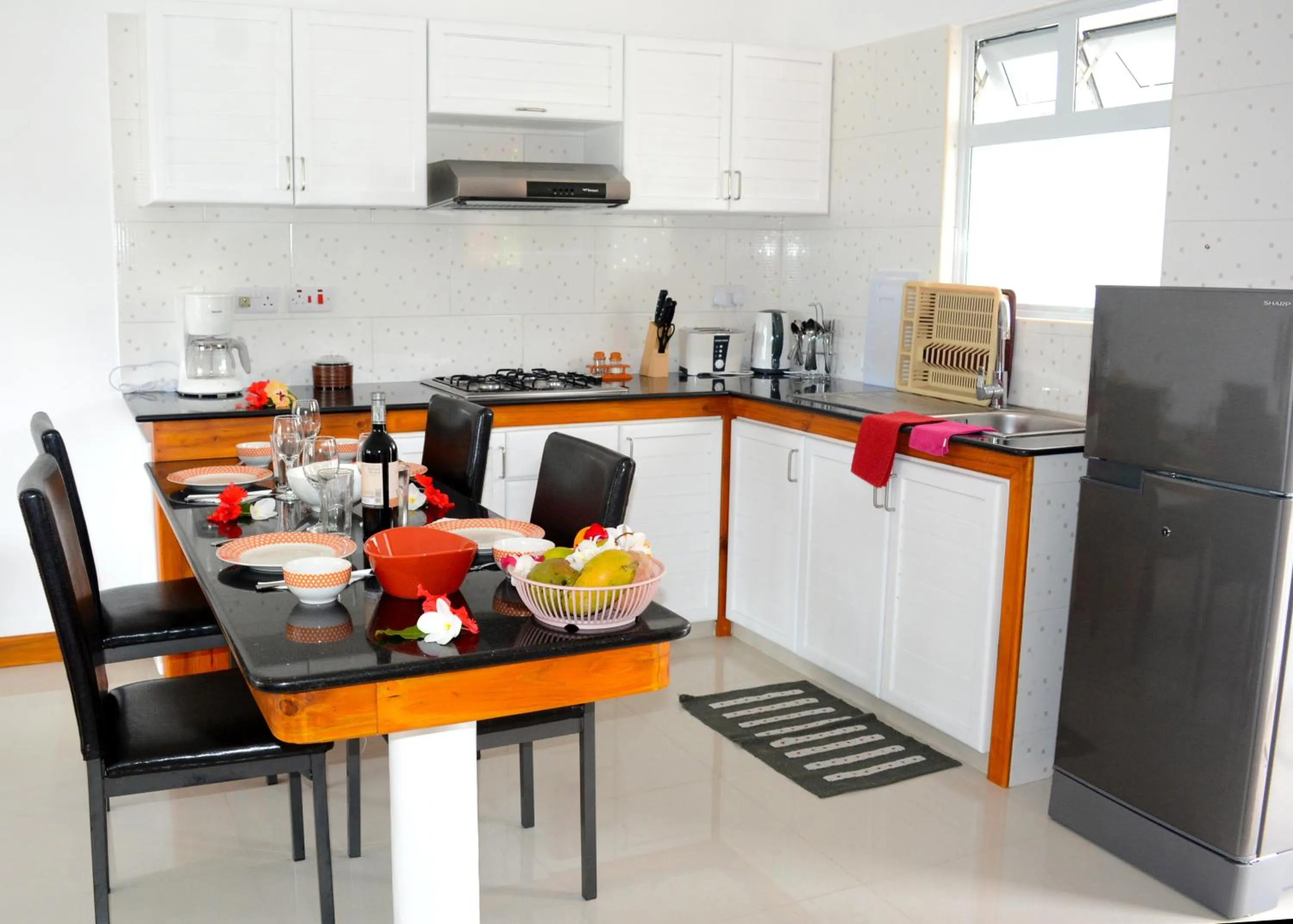 Kitchen or kitchenette in La Villa Therese