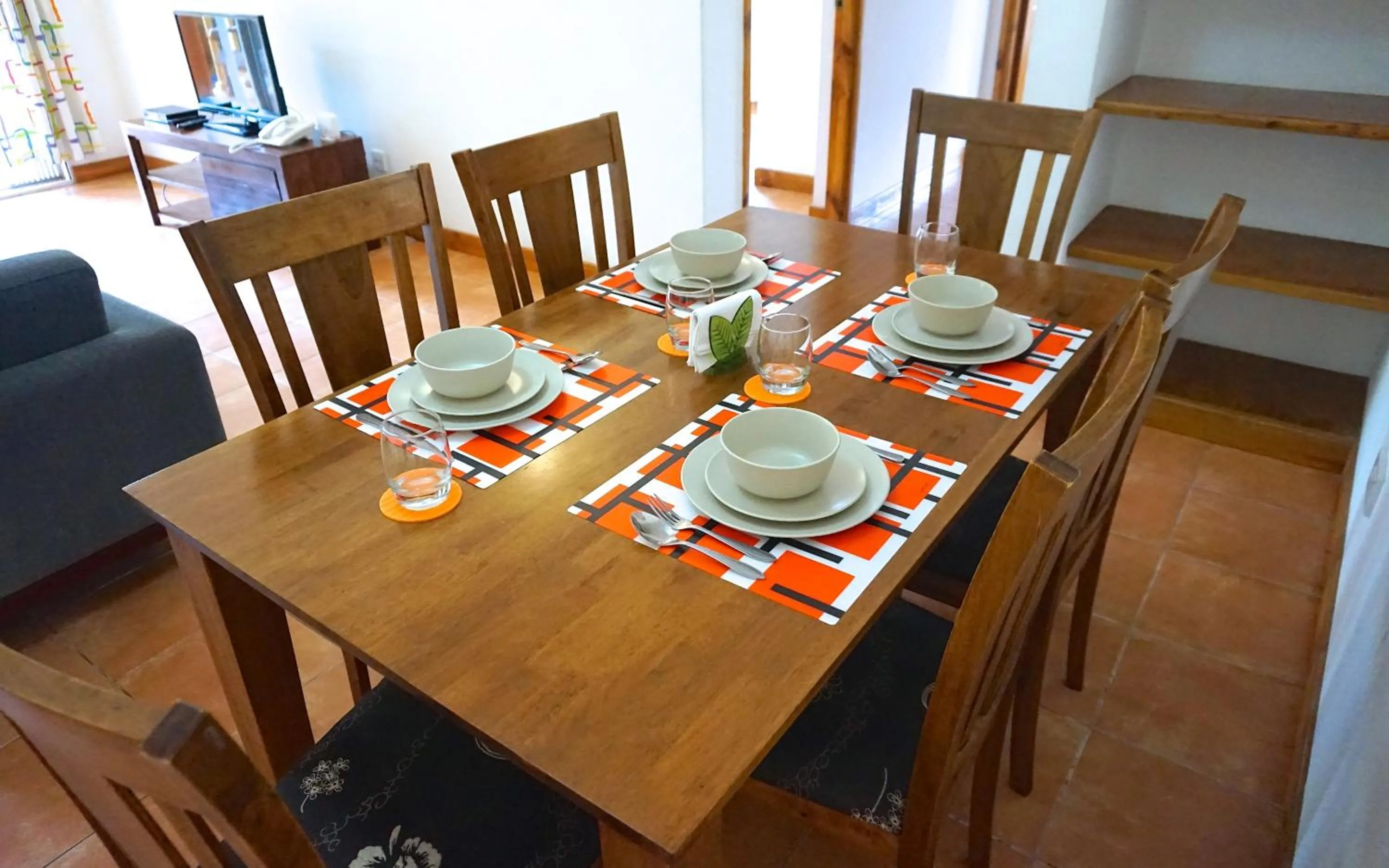 Dining area in La Villa Therese