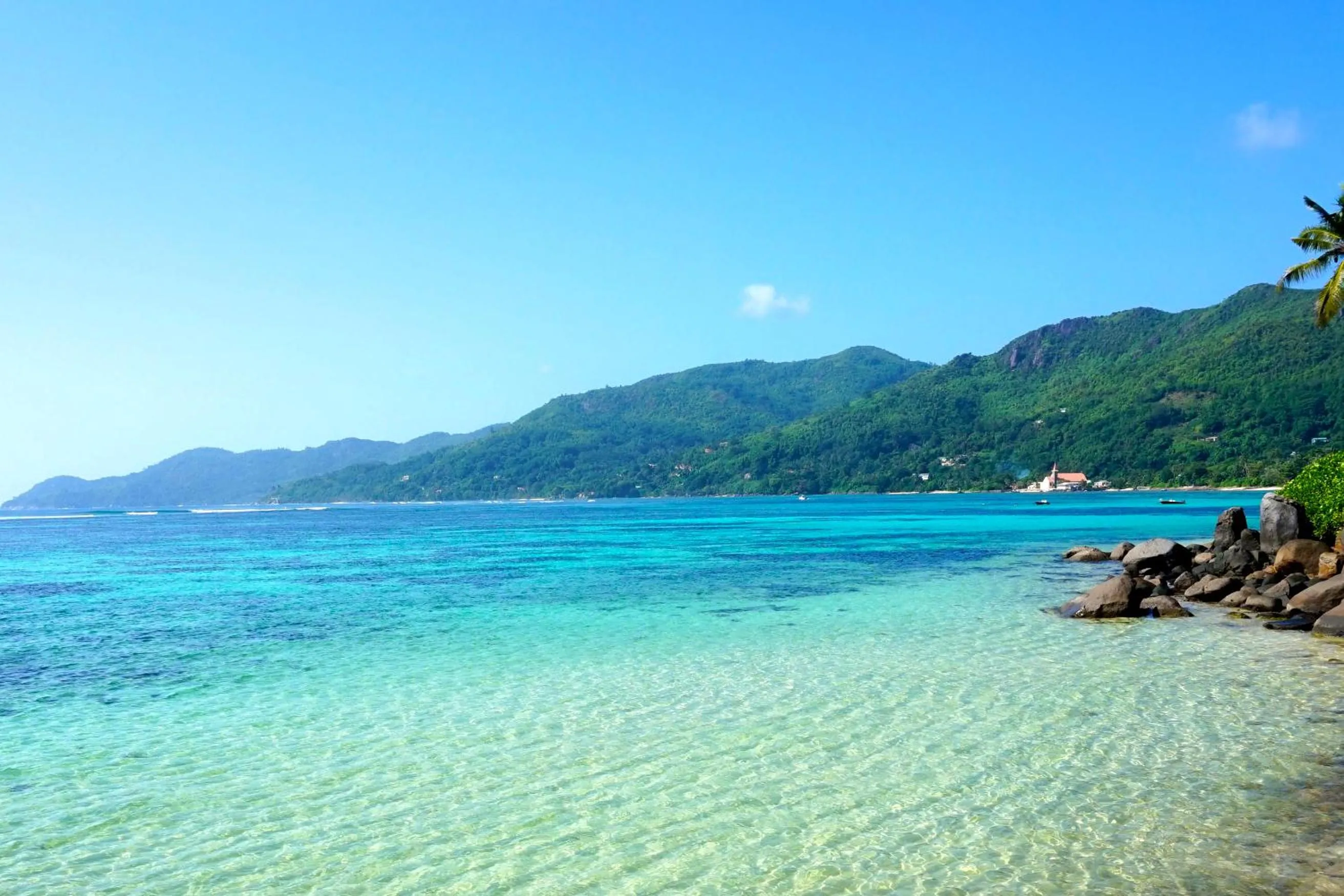 Beach in La Villa Therese