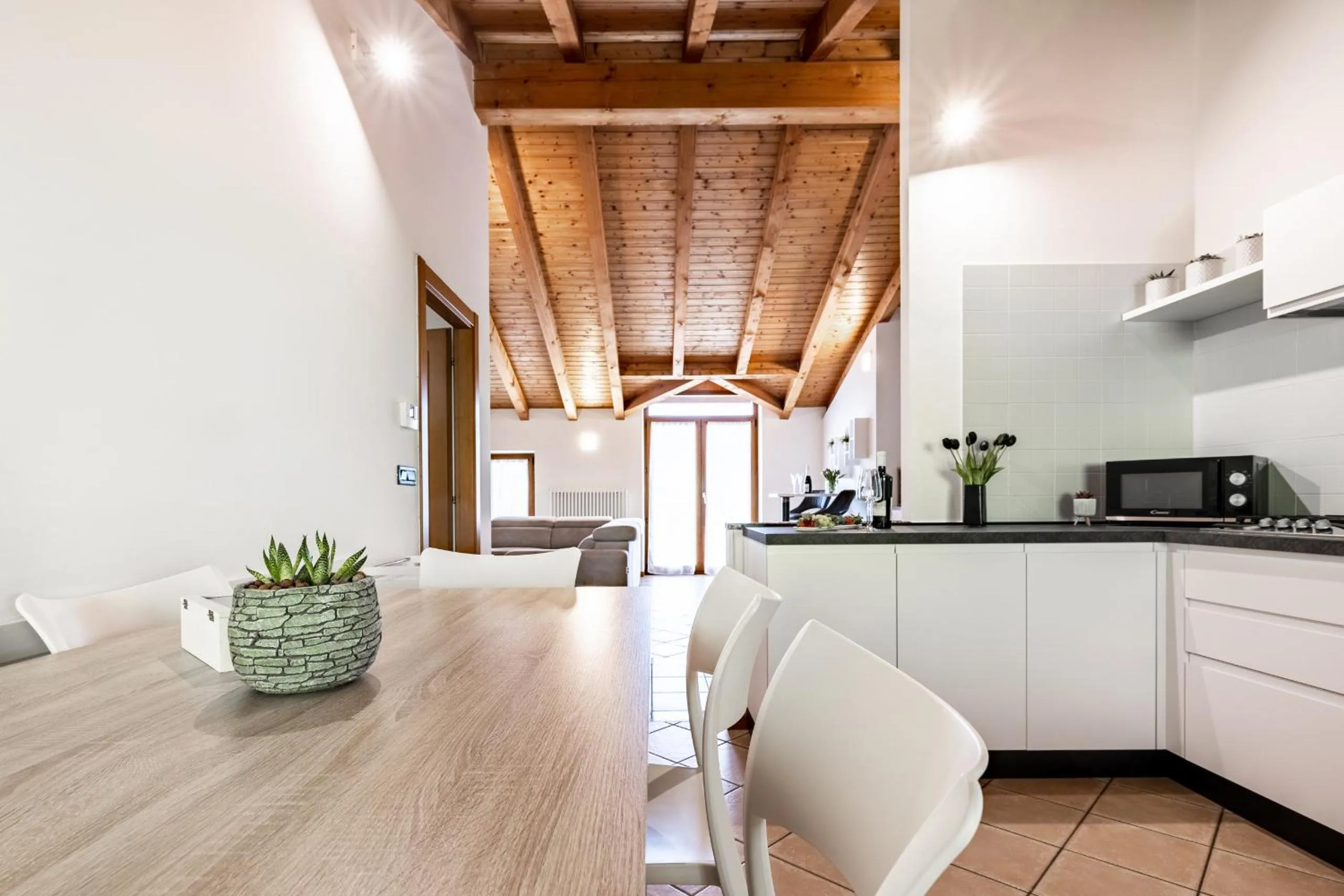 Kitchen or kitchenette in Appartamento Al Forte