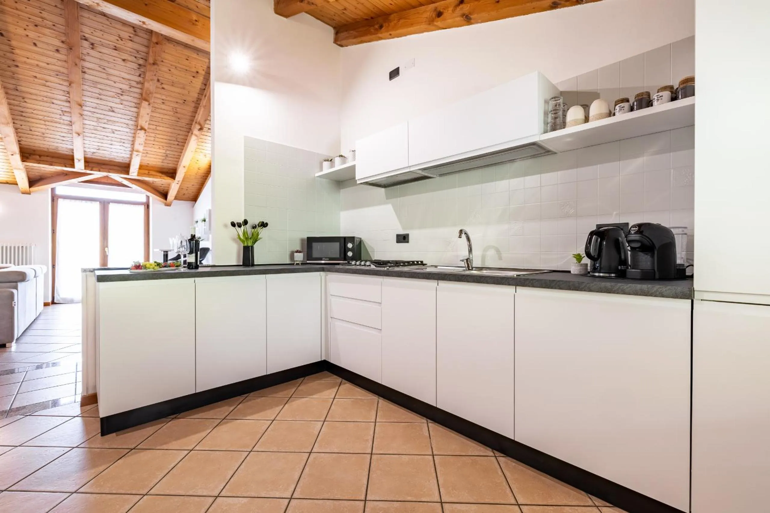 Kitchen or kitchenette in Appartamento Al Forte