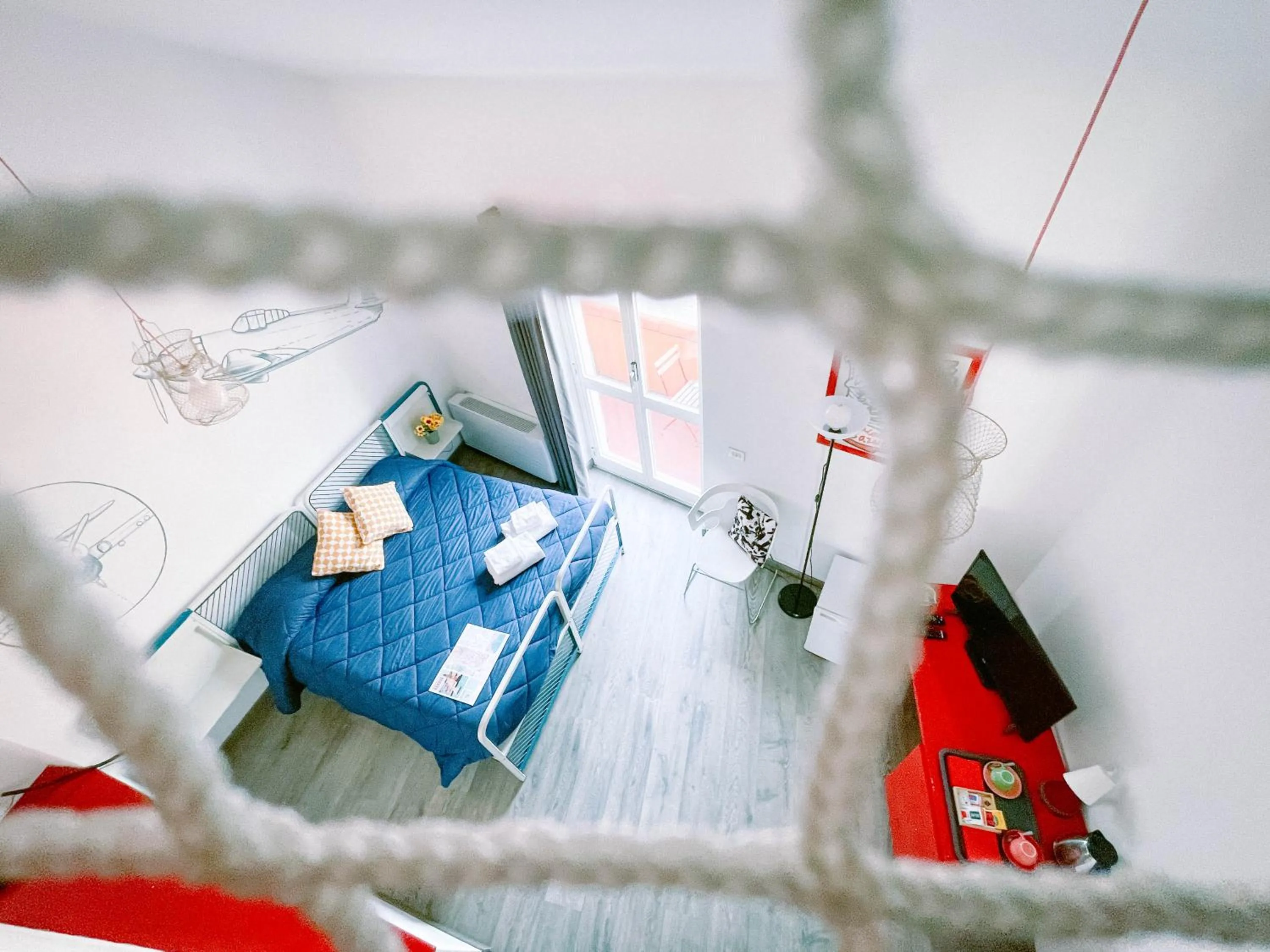 Bedroom, Bed in Ostello Bello Genova