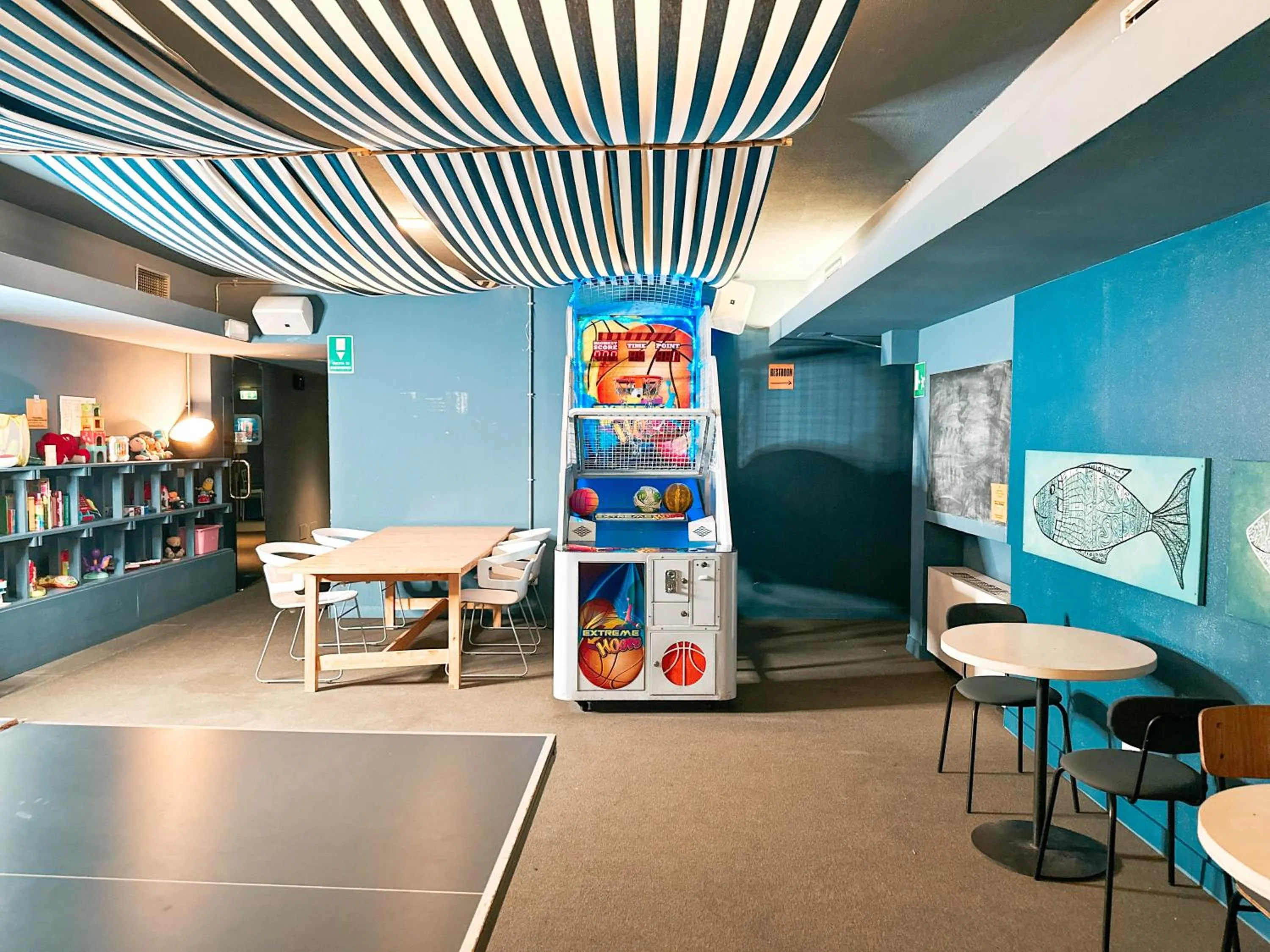 Children play ground in Ostello Bello Genova