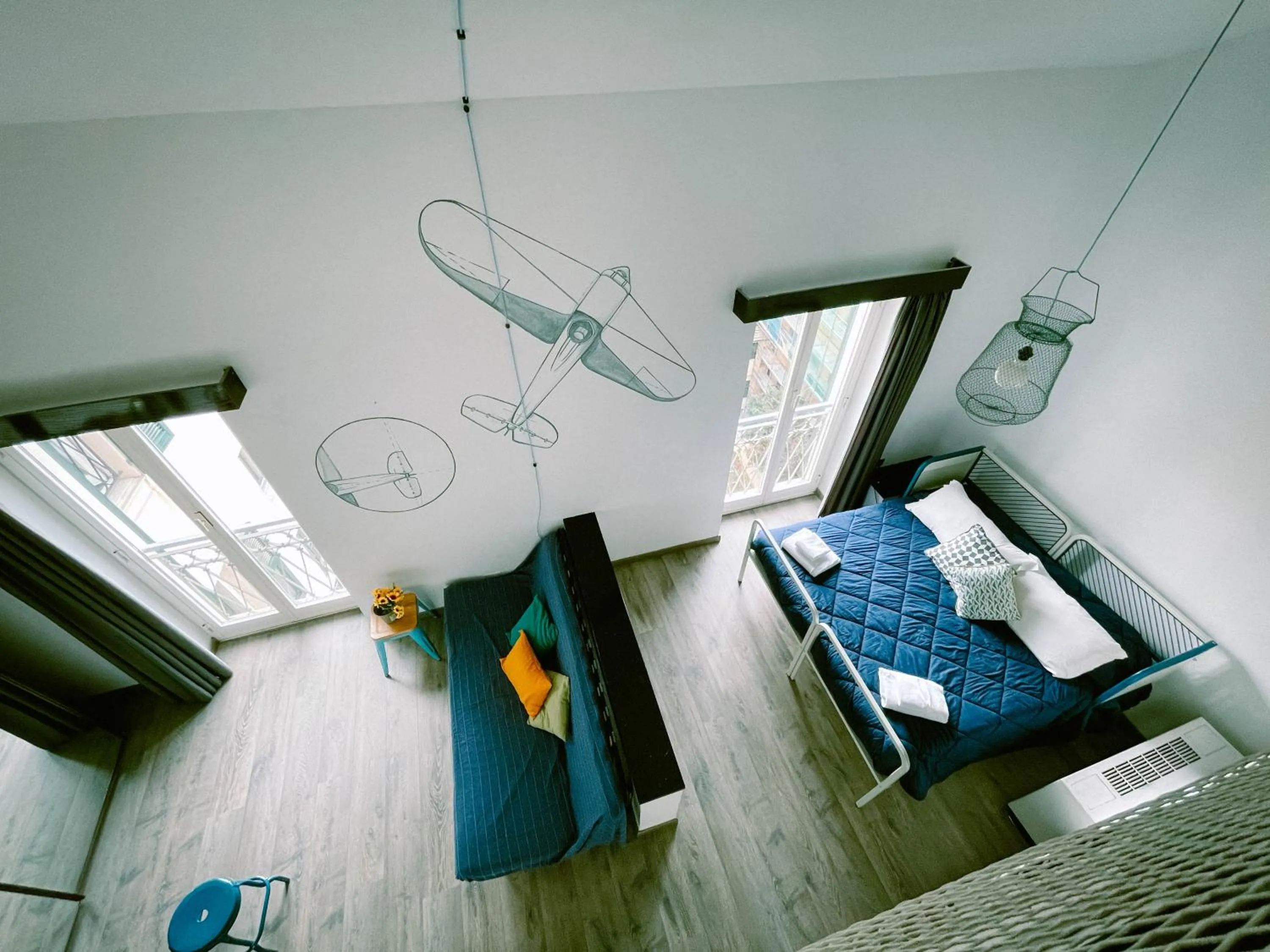 Bedroom, Bed in Ostello Bello Genova