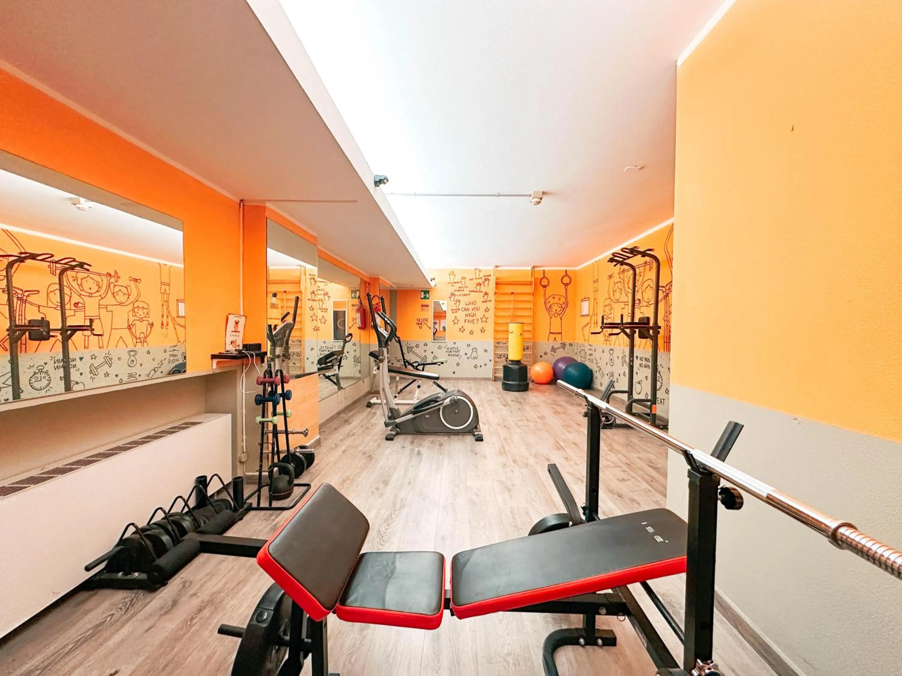 Fitness centre/facilities in Ostello Bello Genova