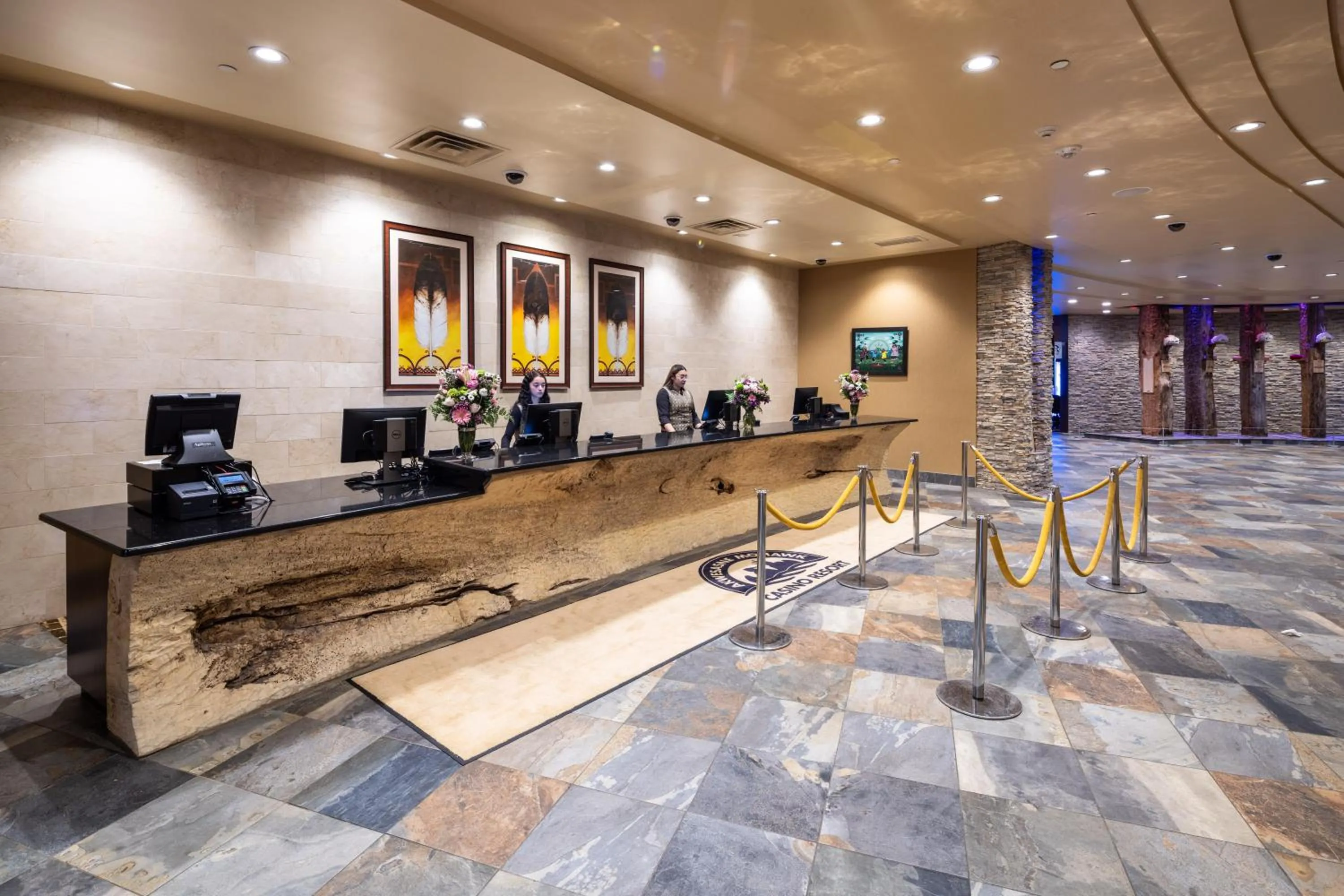 Property building in Akwesasne Mohawk Casino Resort and Players Inn Hotel -formerly Comfort Inn and Suites Hogansburg NY