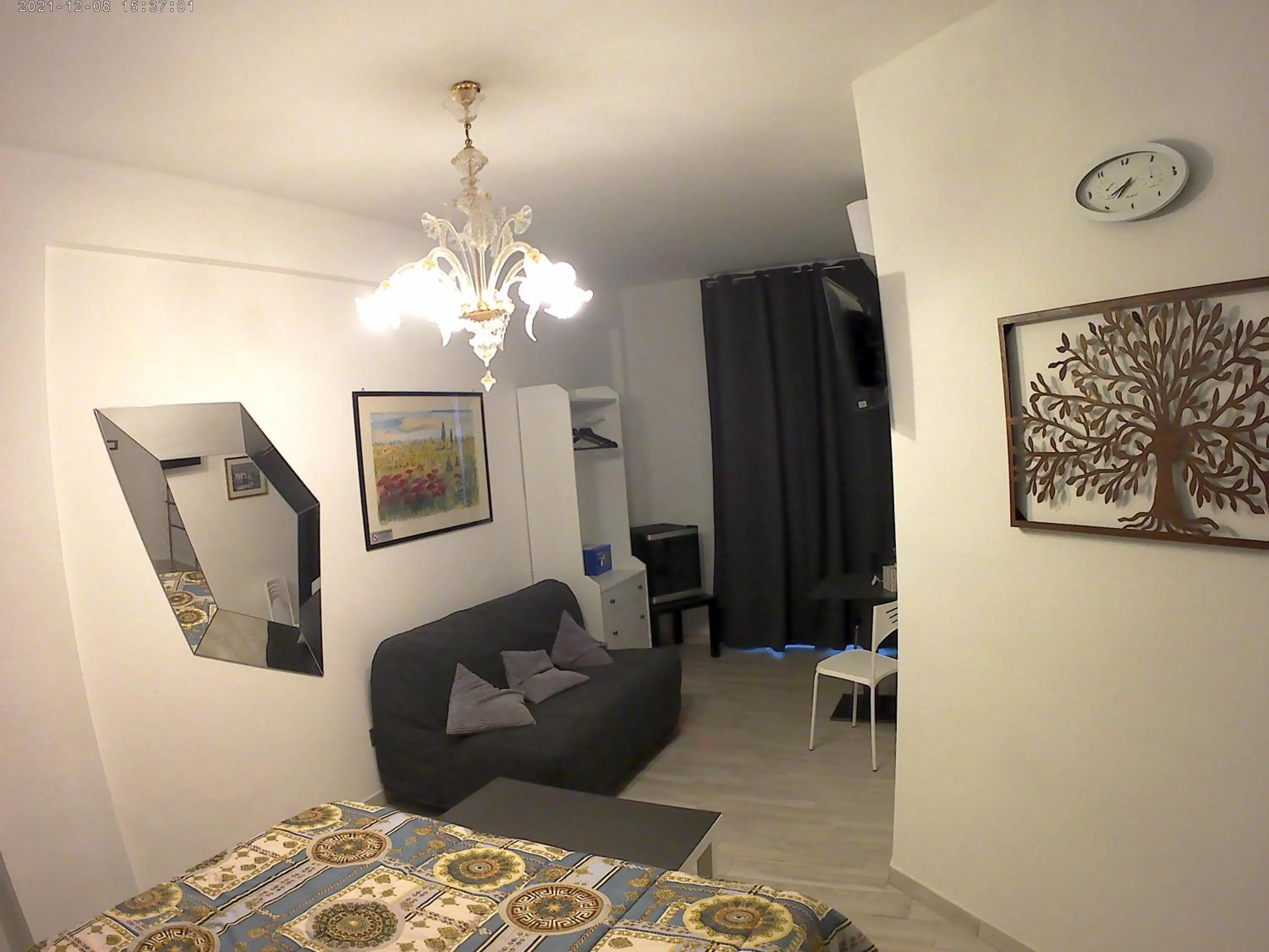 Living room, Bed in il Riccio B&B