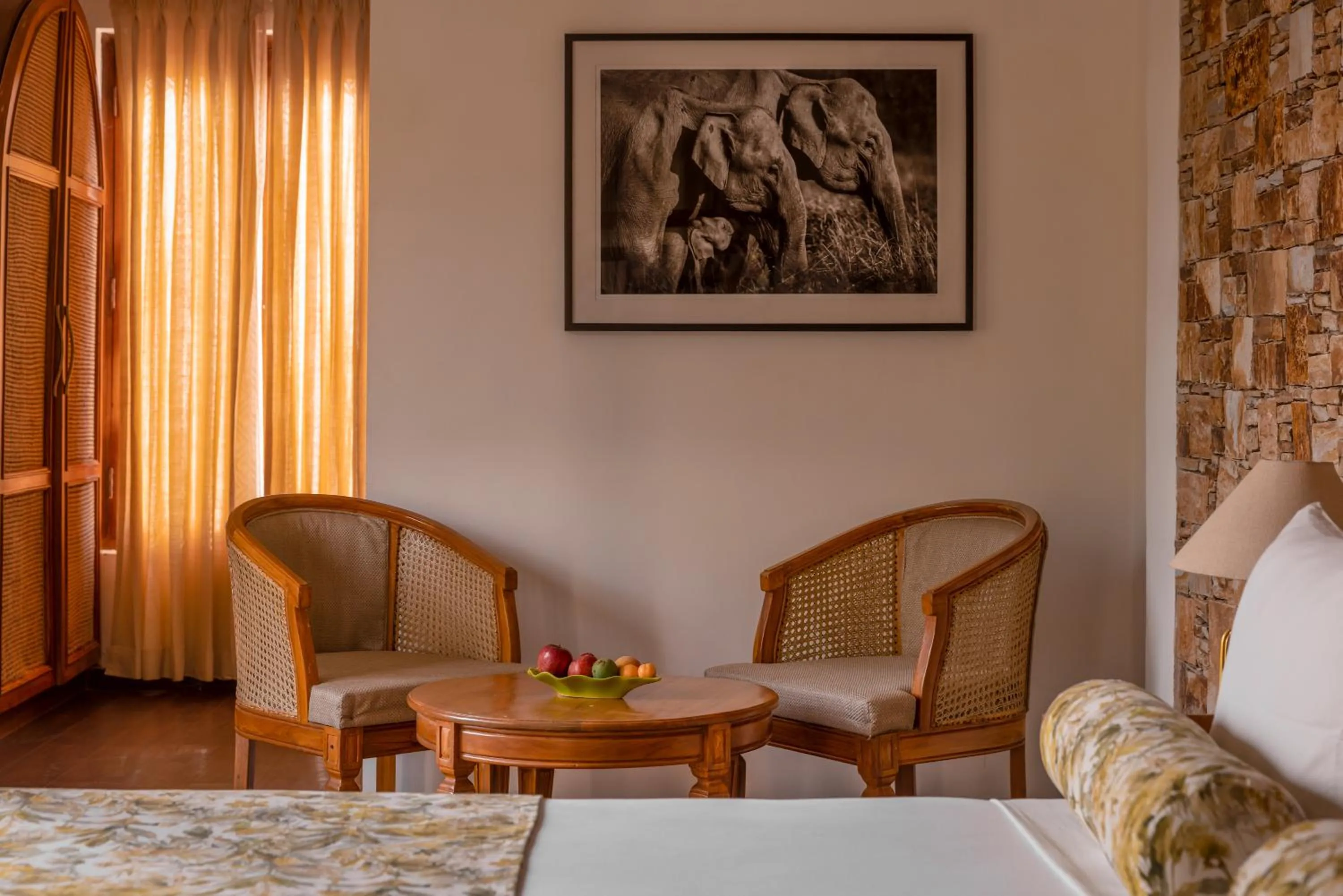 Seating area in Tree of Life Vanvilas Riveredge Corbett