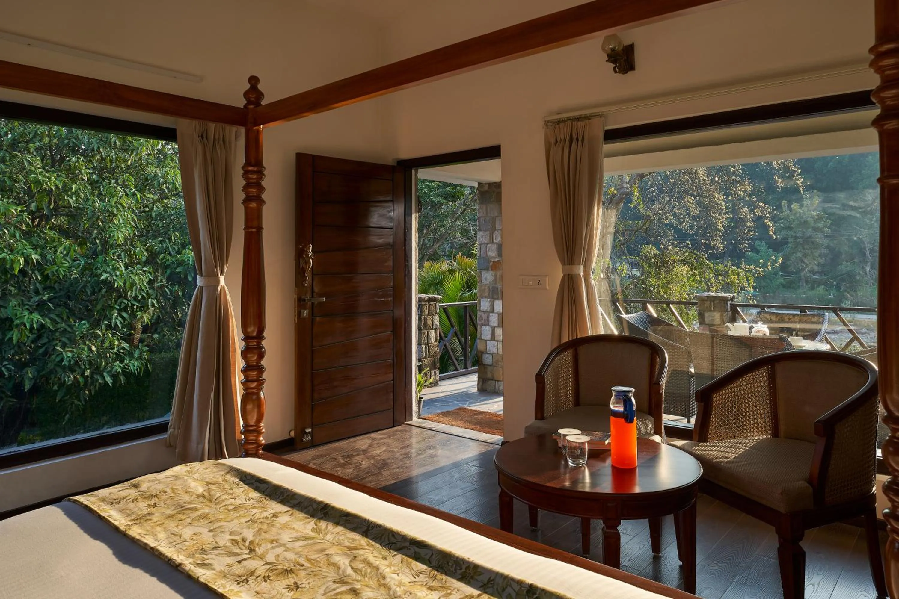 Seating area in Tree of Life Vanvilas Riveredge Corbett