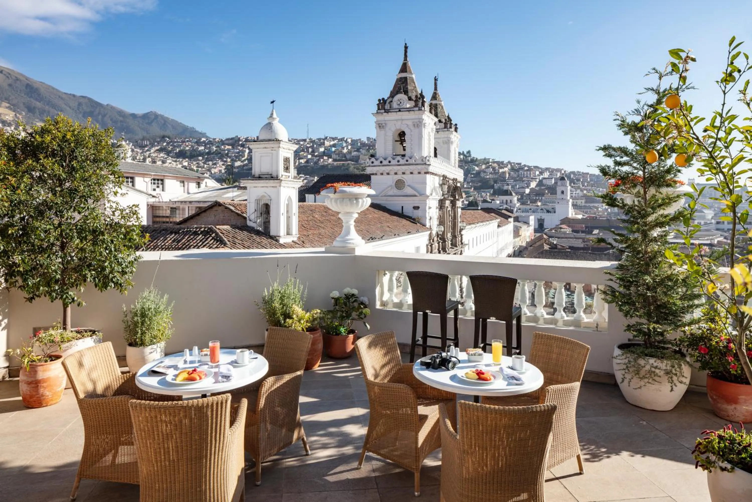 Balcony/Terrace in Hotel Casa Gangotena