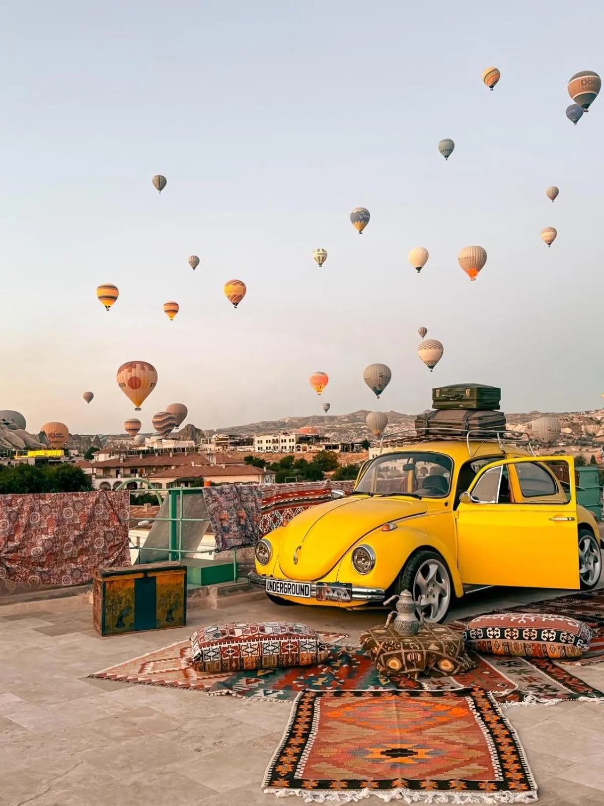 Balcony/Terrace in Underground Cave Suites Hotel