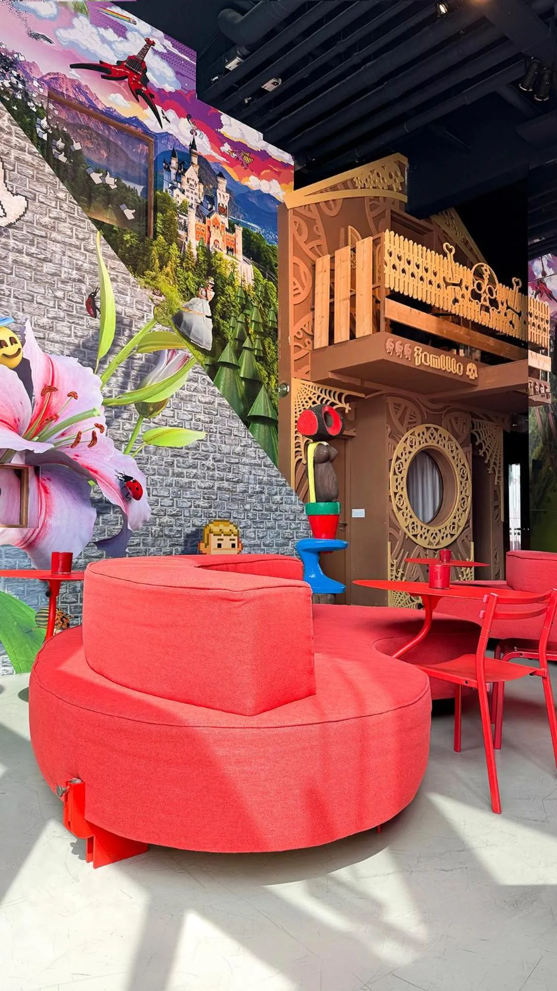 Inner courtyard view in Hotel Not Hotel Rotterdam