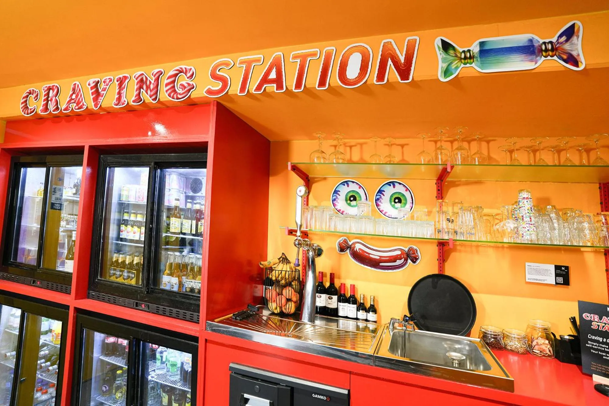 Food and drinks in Hotel Not Hotel Rotterdam