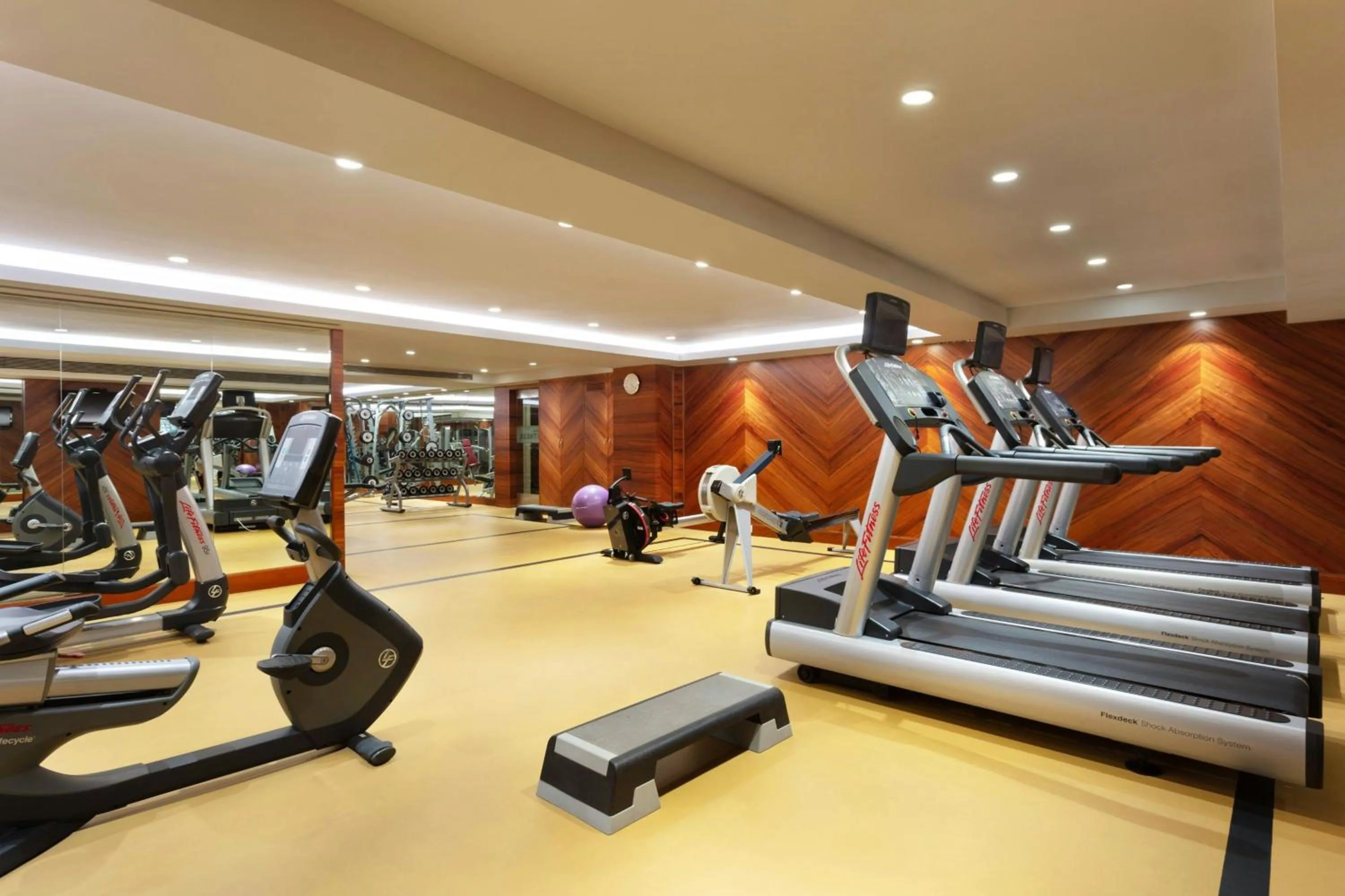 Fitness centre/facilities in Sheraton Grand Pune Bund Garden Hotel