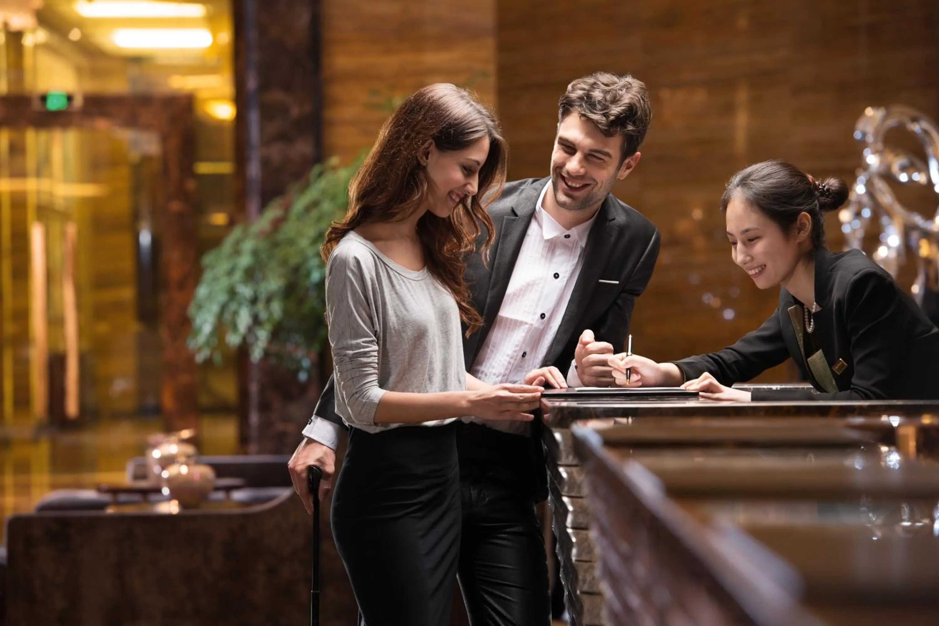 Lobby or reception in Grand Parkray Hangzhou