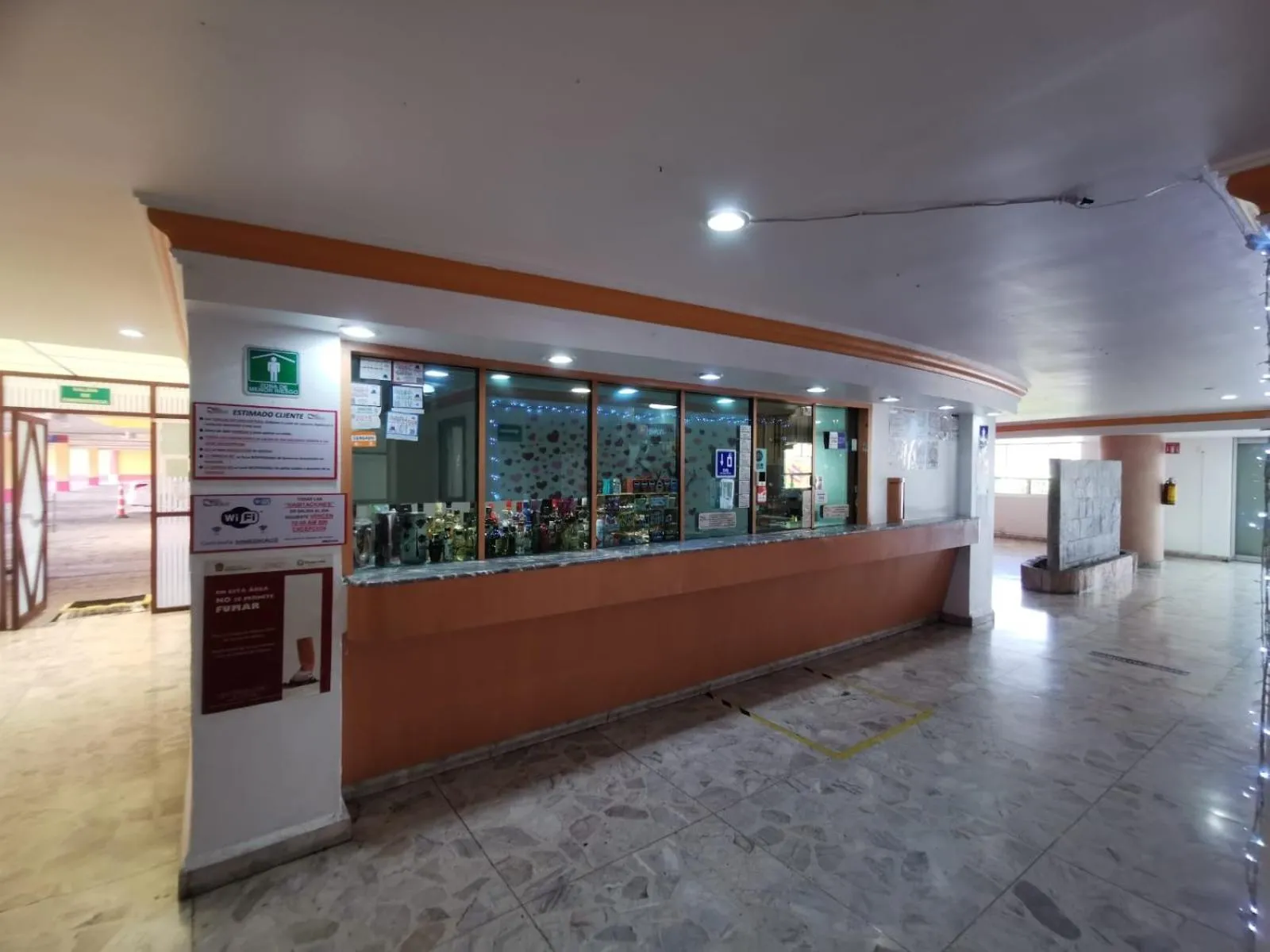 Lobby or reception in Hotel Coacalco