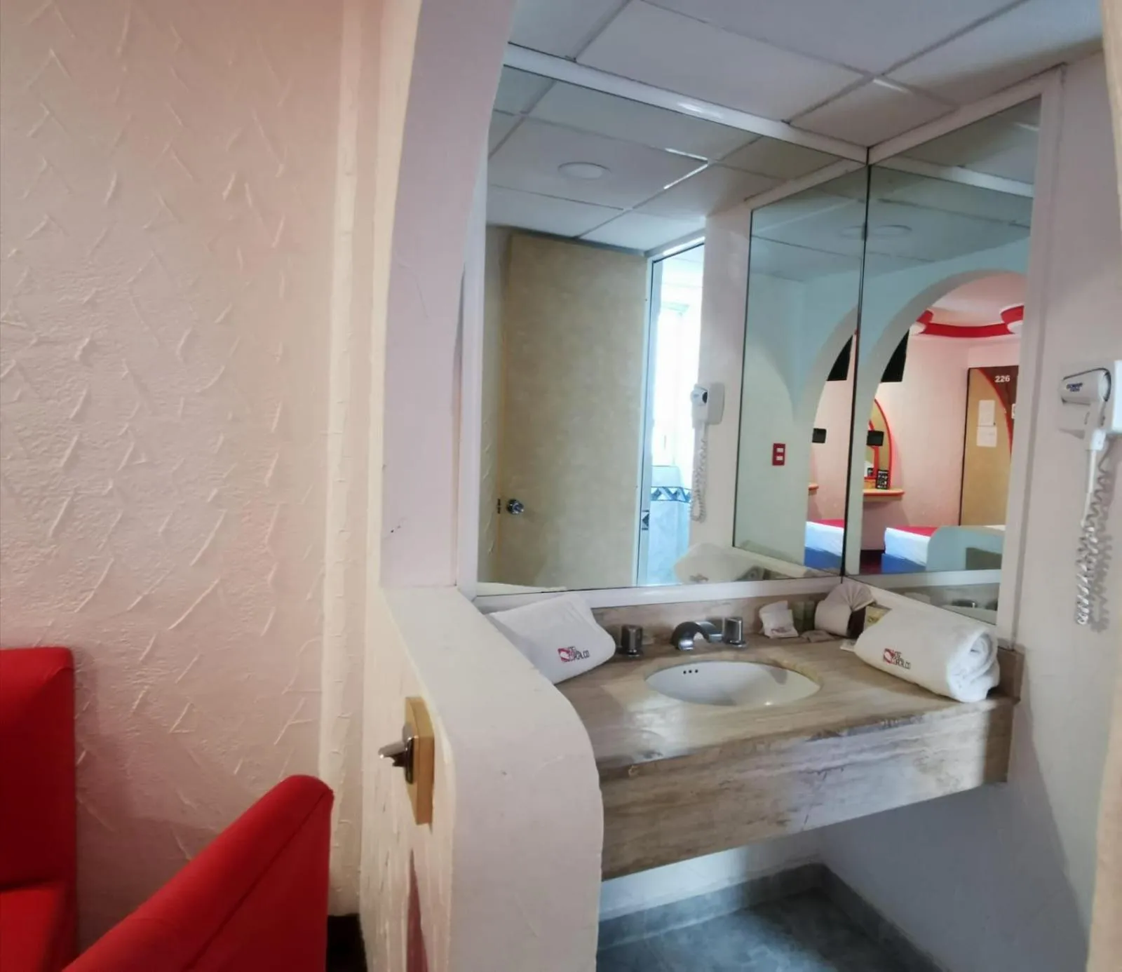 Bathroom in Hotel Coacalco